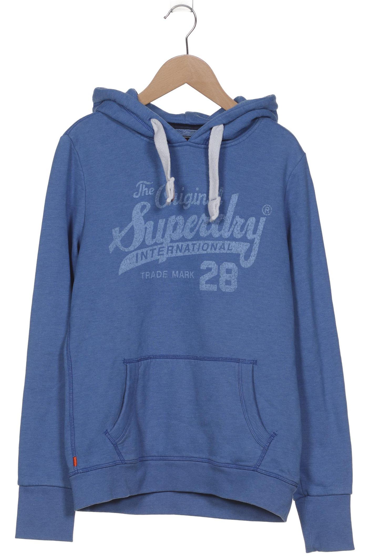 

Superdry Damen Kapuzenpullover, blau, Gr. 42