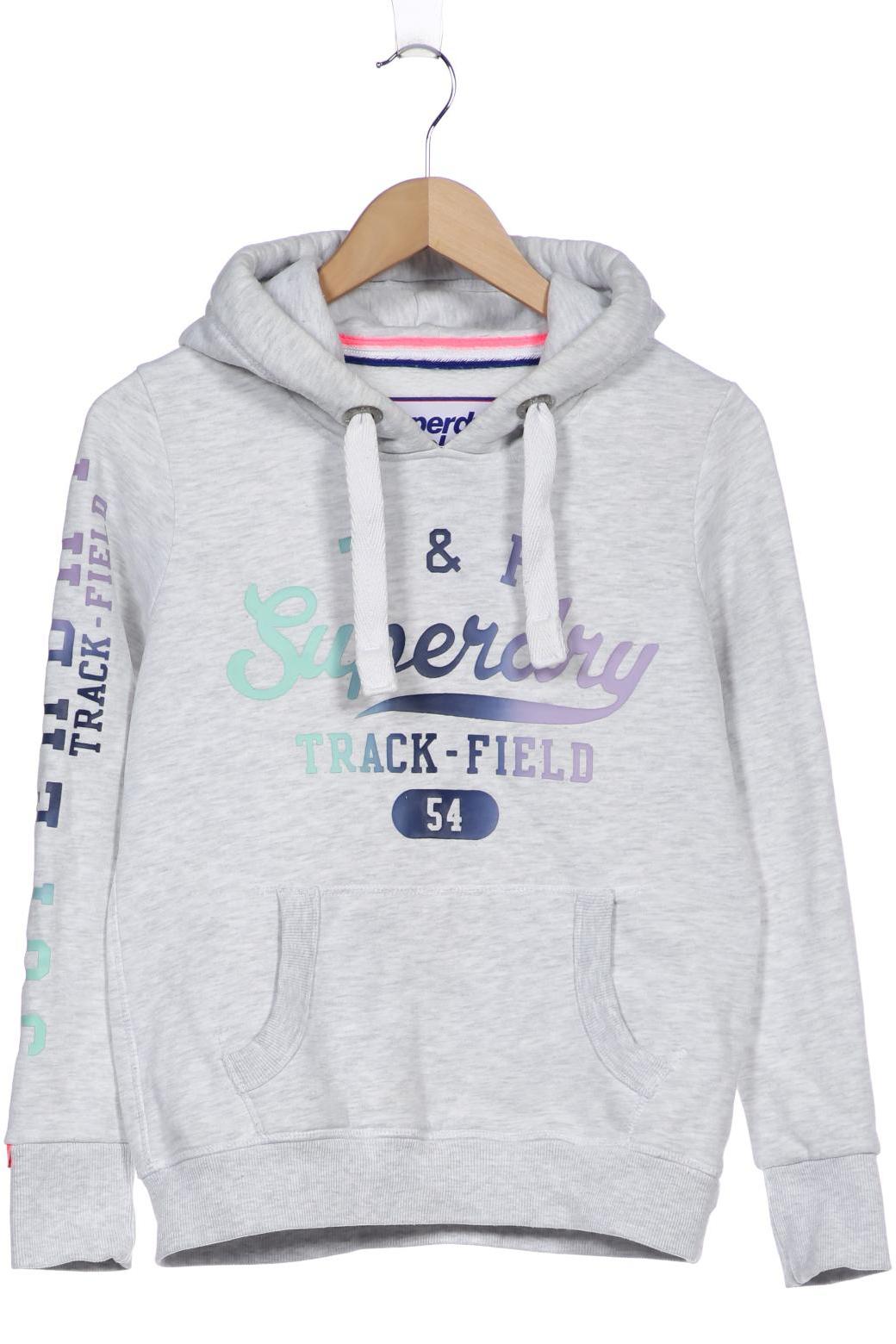 

Superdry Damen Kapuzenpullover, grau, Gr. 38