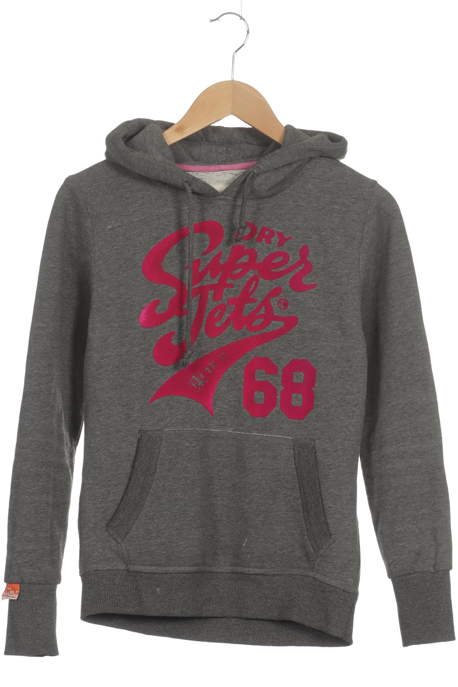 

Superdry Damen Kapuzenpullover, grau, Gr.