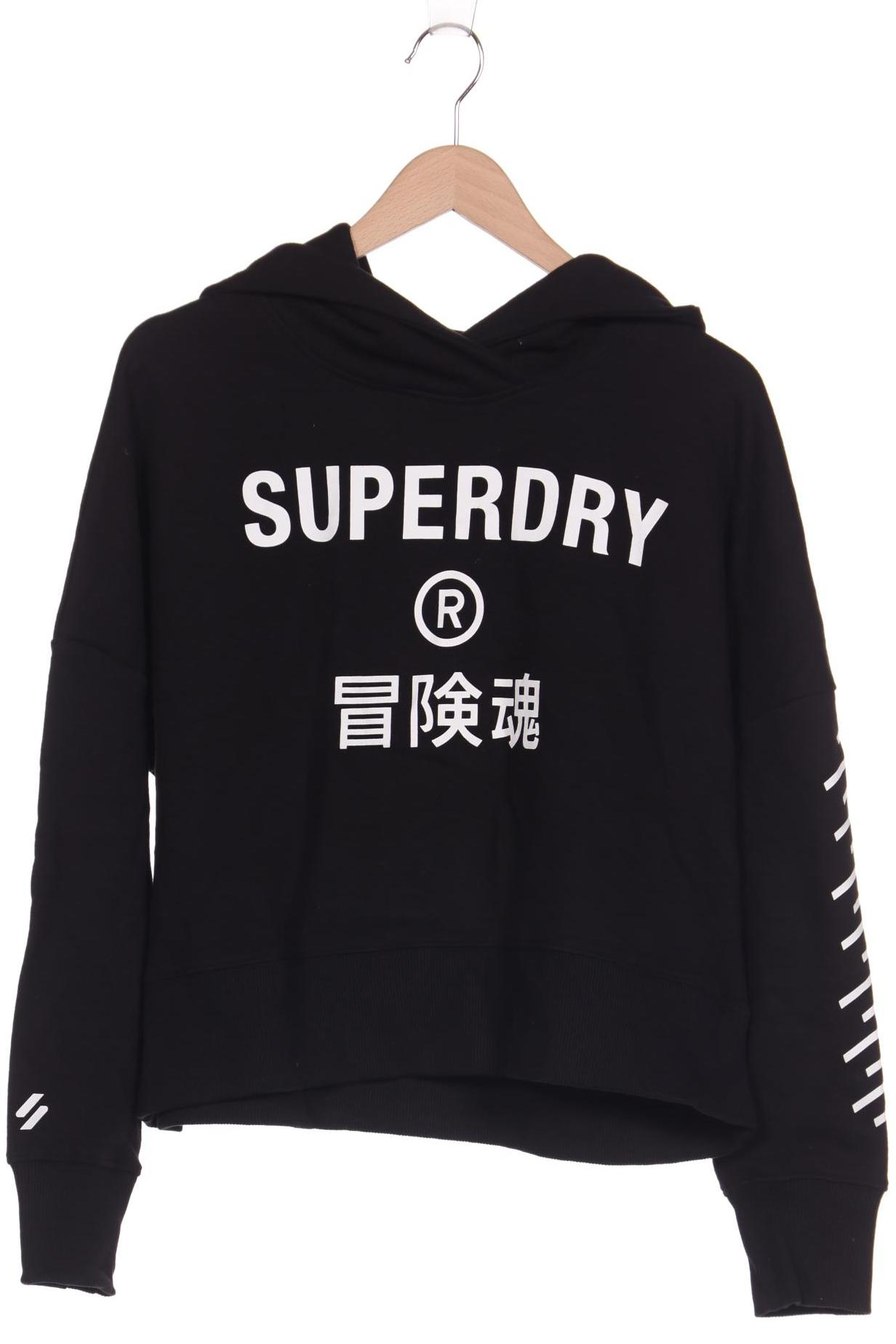 

Superdry Damen Kapuzenpullover, schwarz
