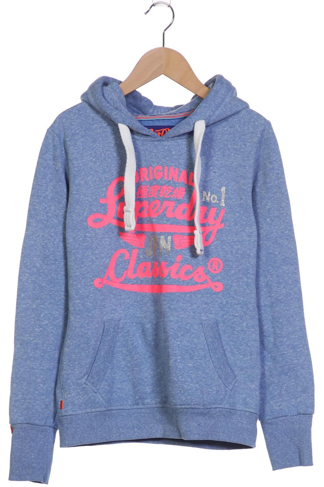 

Superdry Damen Kapuzenpullover, hellblau