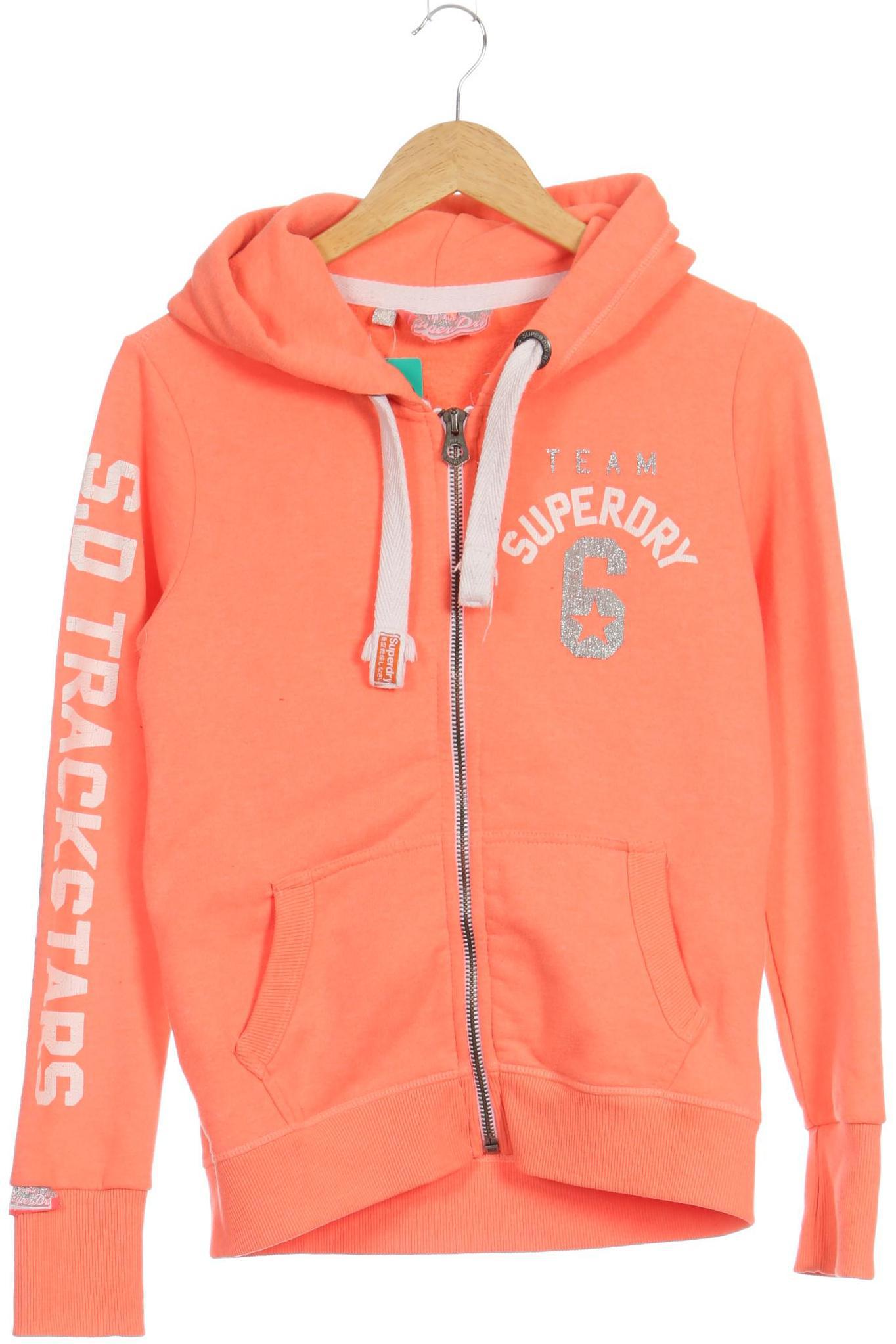 

Superdry Damen Kapuzenpullover, orange, Gr.