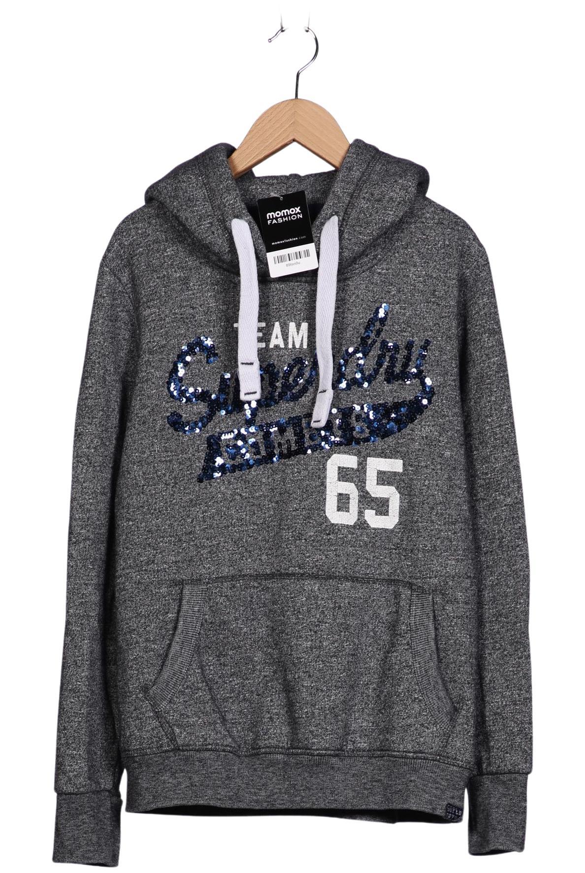 

Superdry Damen Kapuzenpullover, grau, Gr. 42