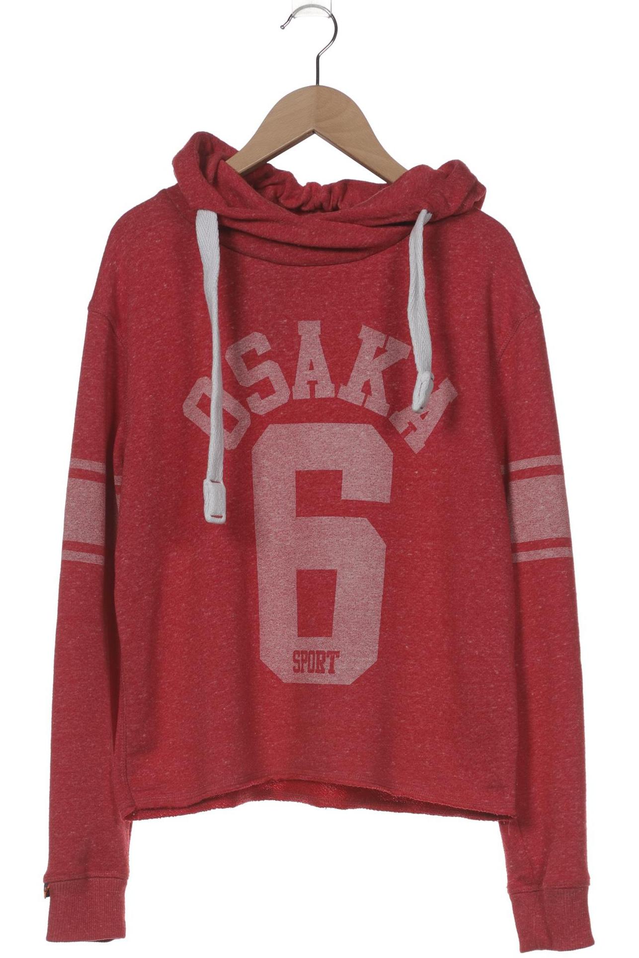

Superdry Damen Kapuzenpullover, rot, Gr. 36