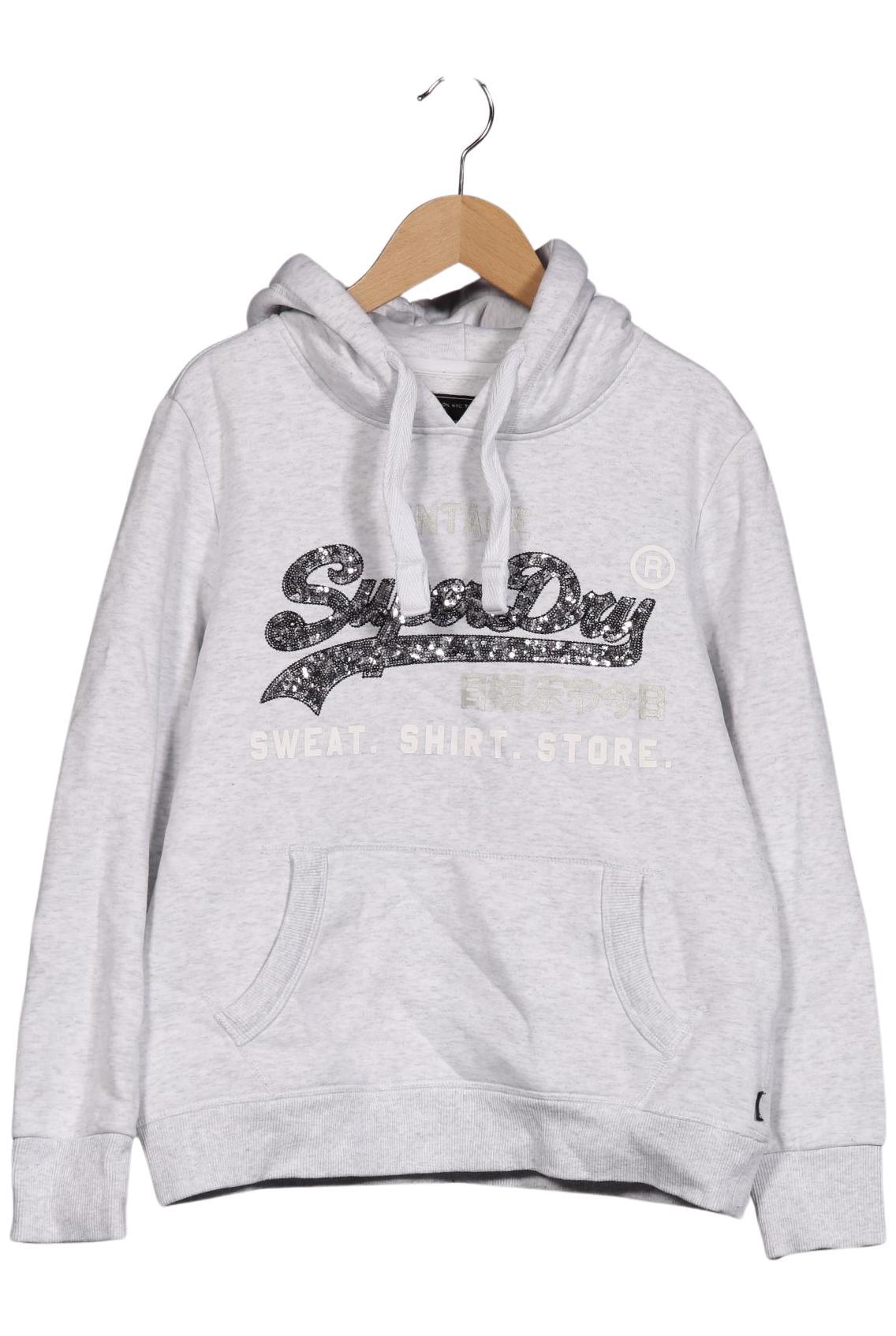 

Superdry Damen Kapuzenpullover, grau, Gr. 42