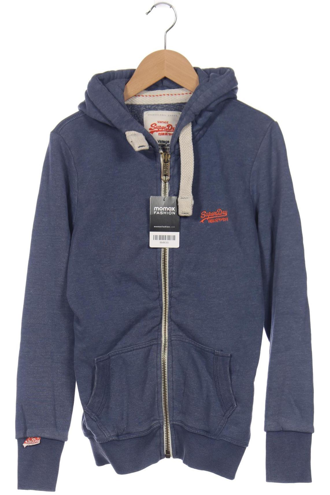 

Superdry Damen Kapuzenpullover, blau, Gr. 38