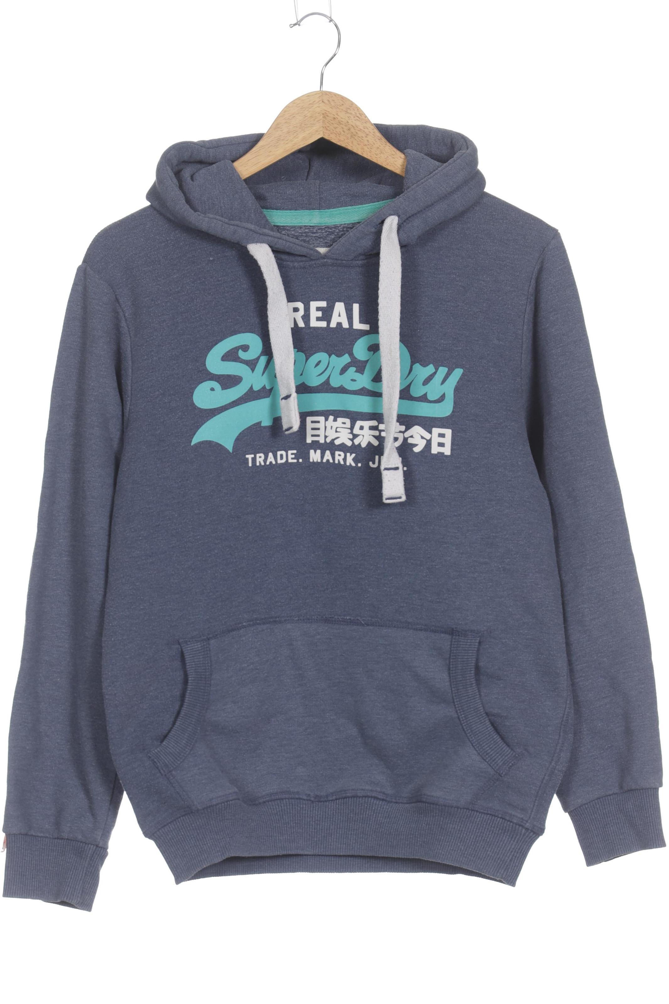 

Superdry Damen Kapuzenpullover, blau, Gr.