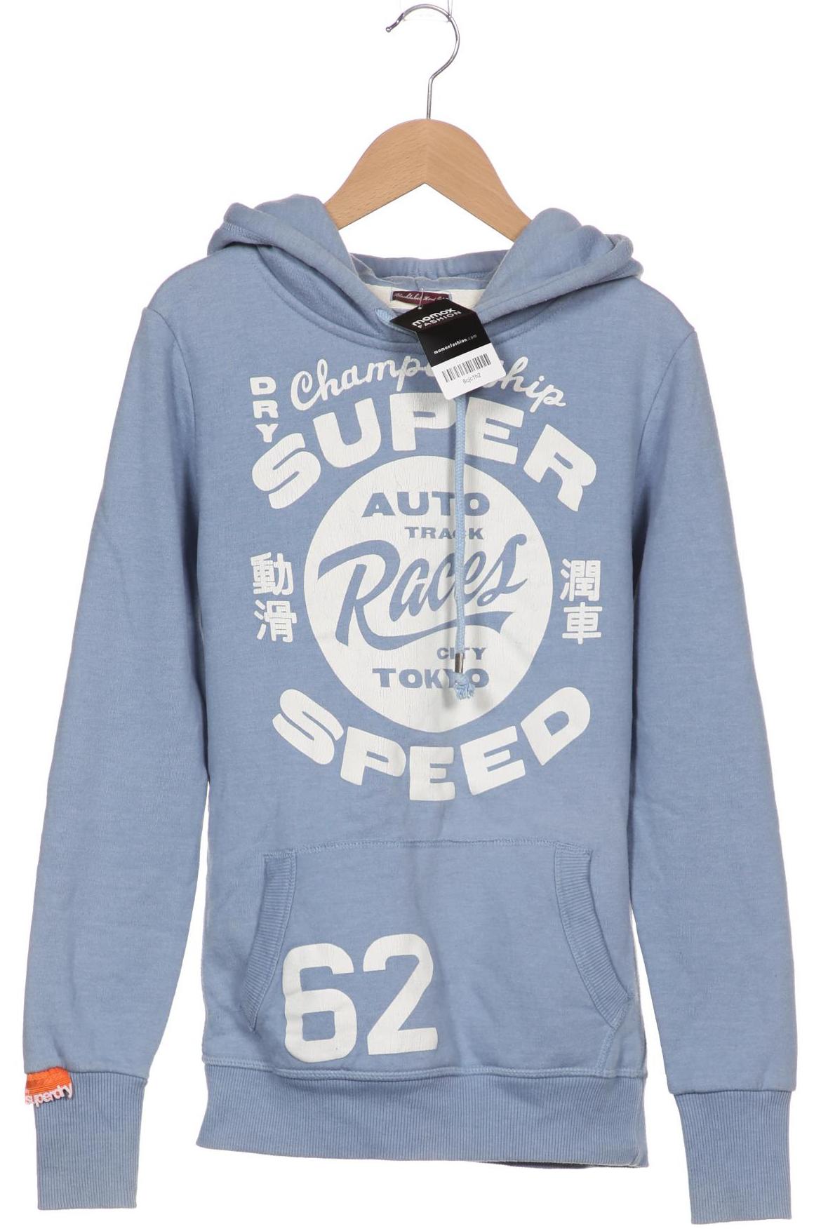 

Superdry Damen Kapuzenpullover, hellblau, Gr. 36