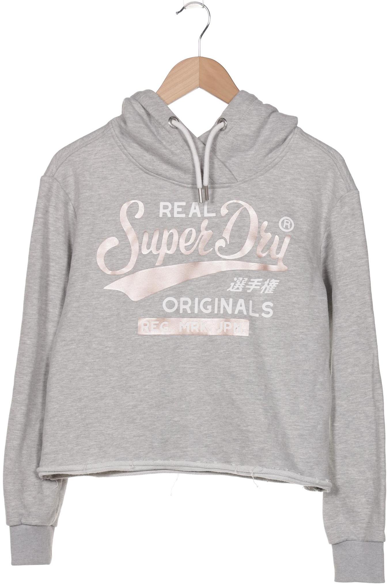 

Superdry Damen Kapuzenpullover, grau, Gr. 38