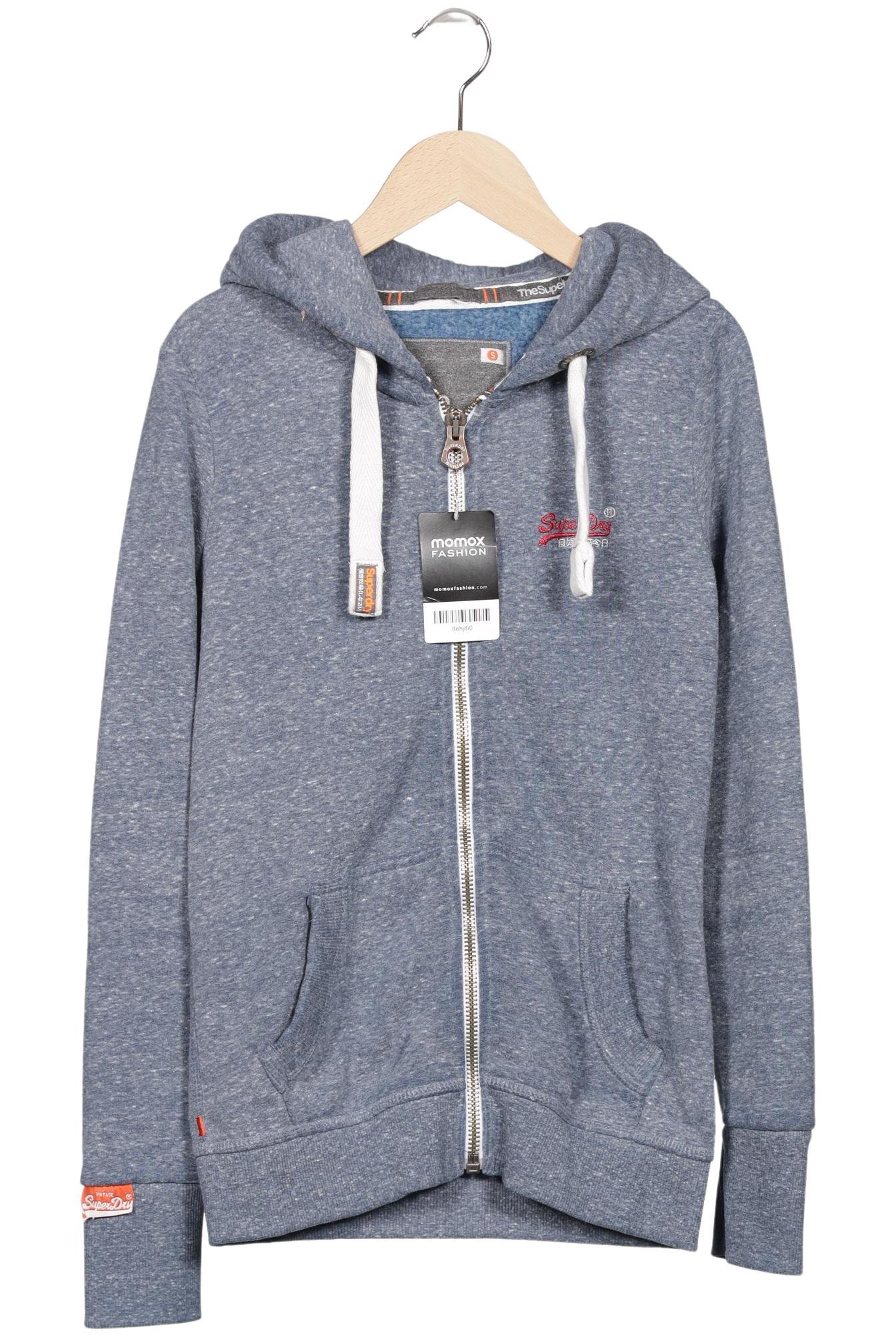

Superdry Damen Kapuzenpullover, blau, Gr. 36