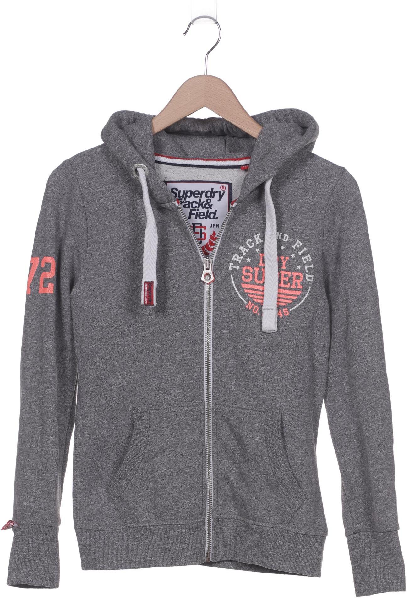 

Superdry Damen Kapuzenpullover, grau, Gr. 38