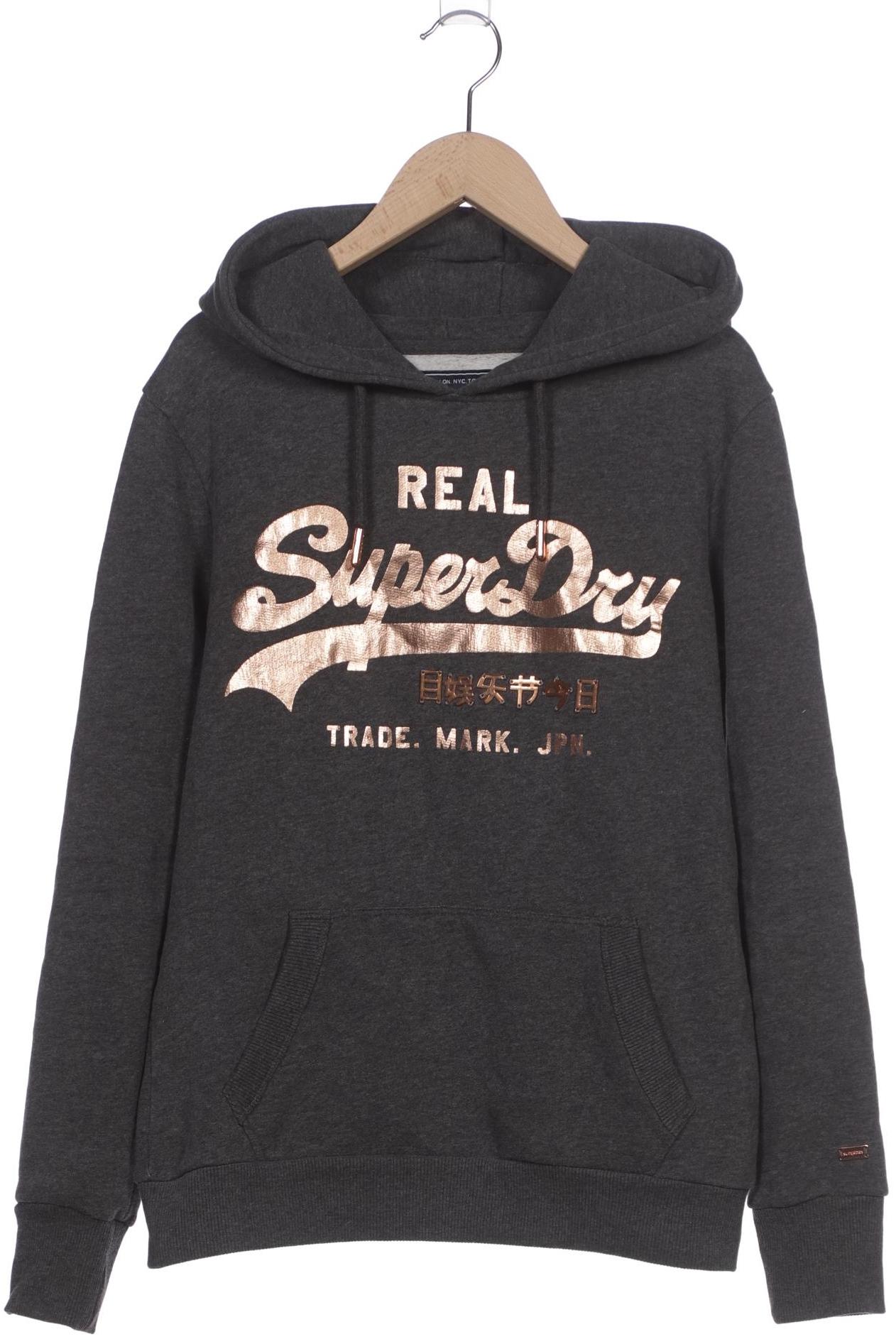 

Superdry Damen Kapuzenpullover, grau, Gr. 38