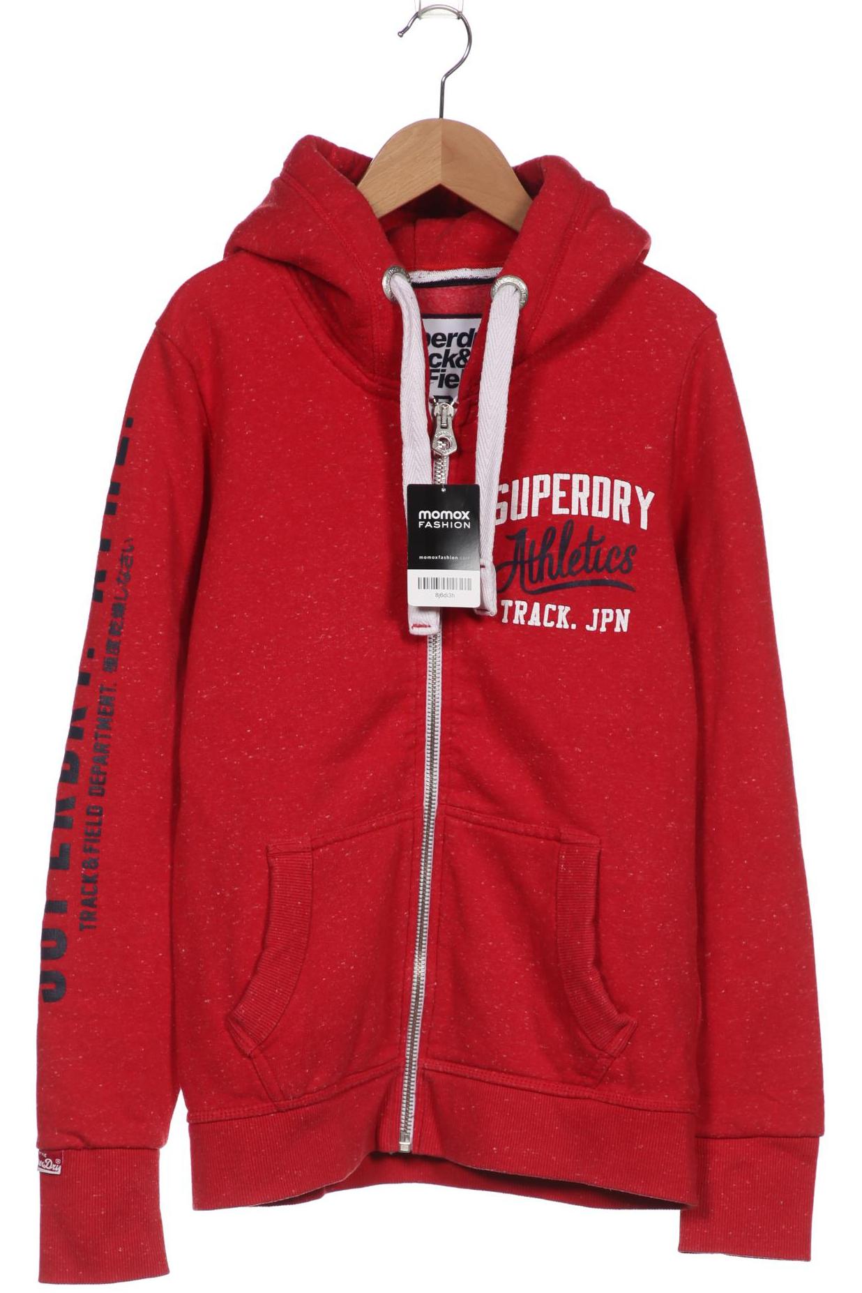 

Superdry Damen Kapuzenpullover, rot, Gr. 38