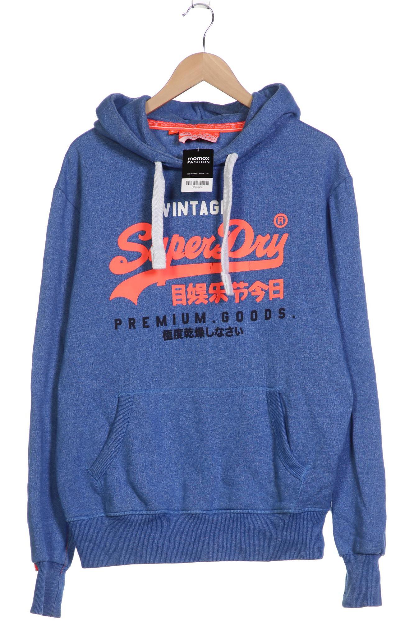 

Superdry Damen Kapuzenpullover, blau, Gr. 42