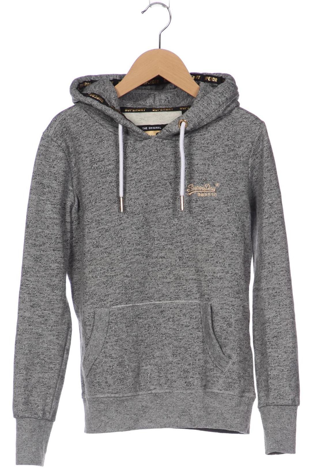 

Superdry Damen Kapuzenpullover, grau, Gr. 36