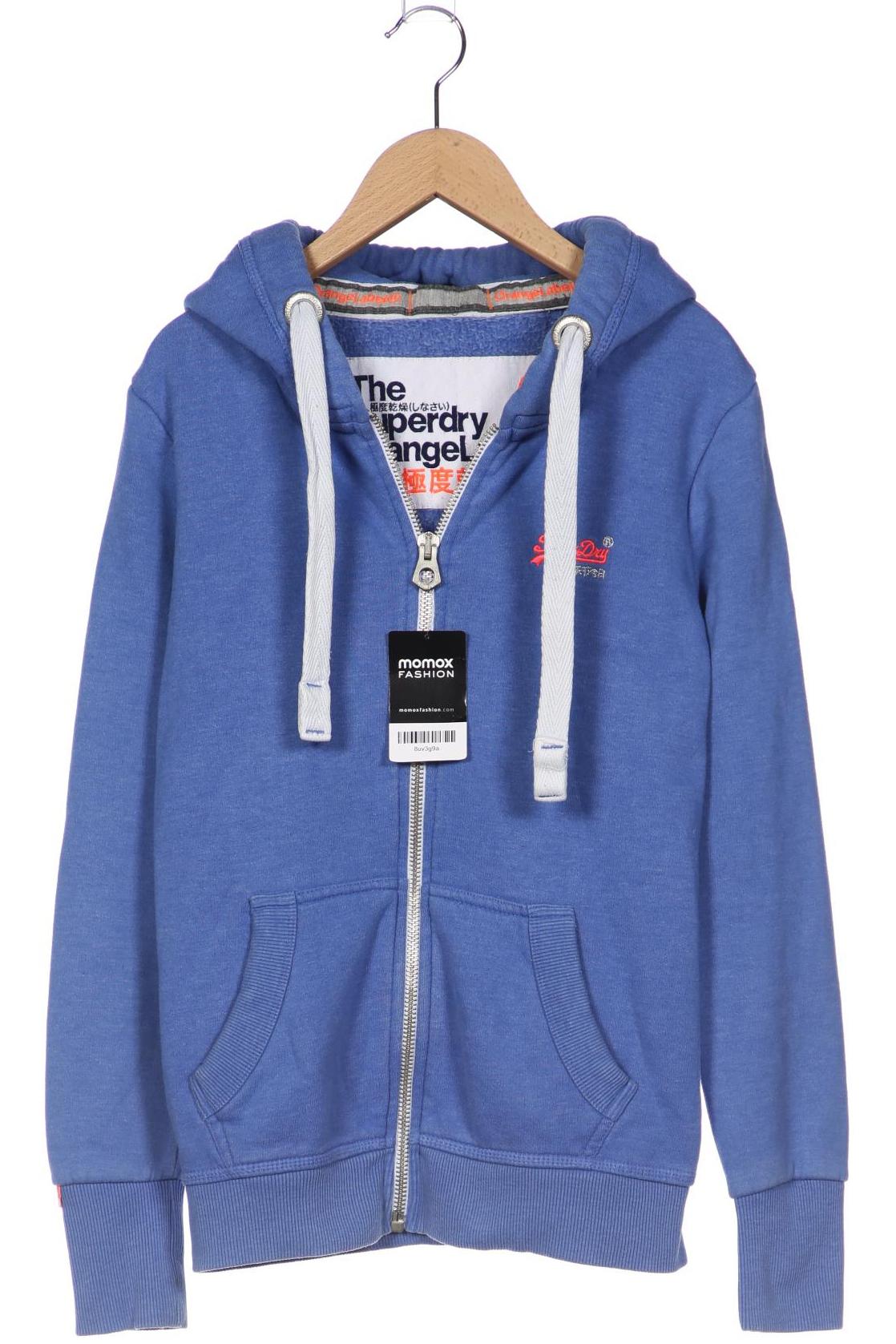 

Superdry Damen Kapuzenpullover, blau, Gr. 36