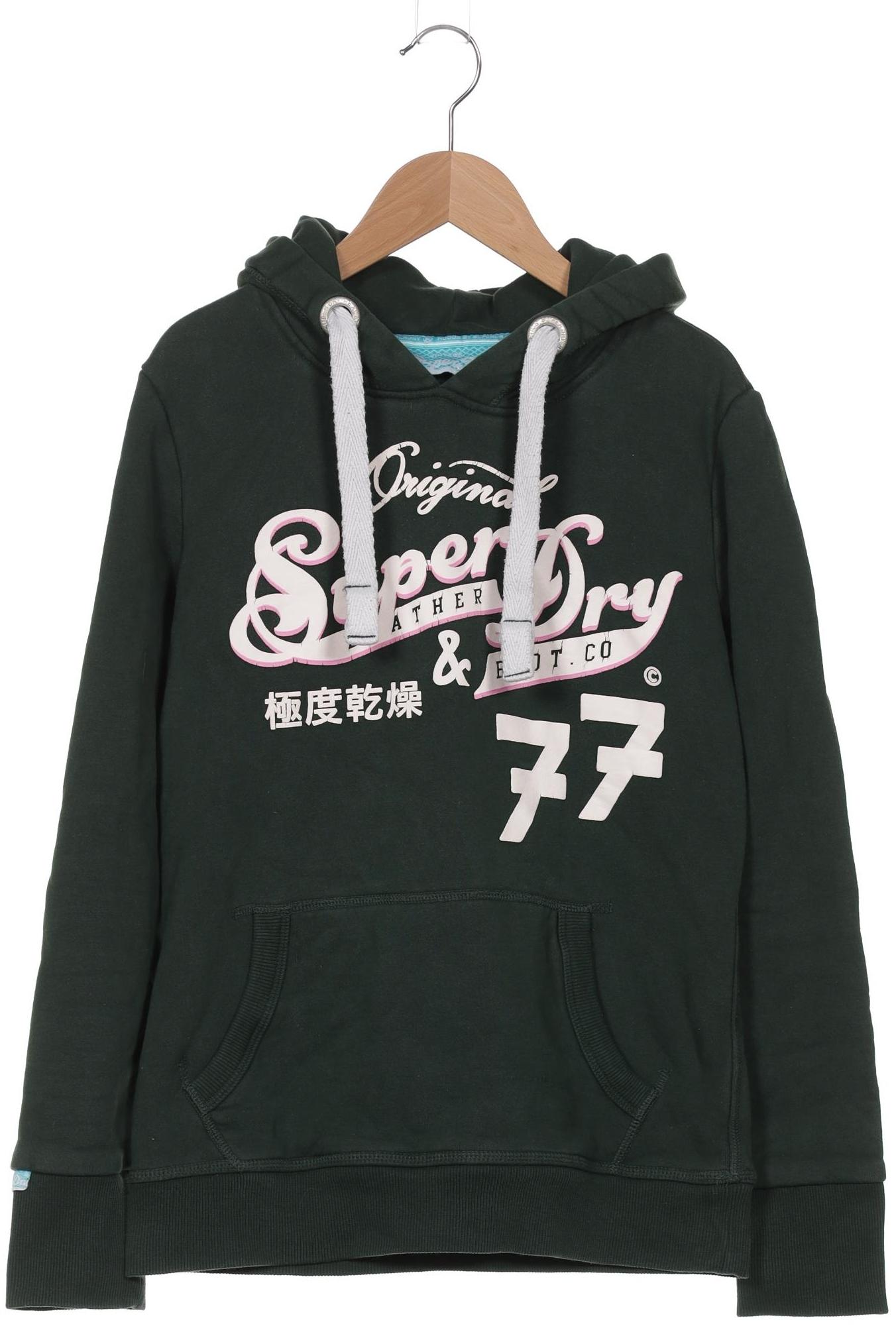 

Superdry Damen Kapuzenpullover, grün, Gr. 38