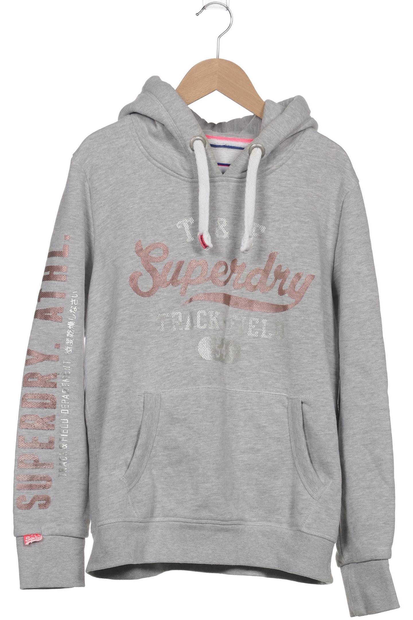 

Superdry Damen Kapuzenpullover, grau, Gr. 42
