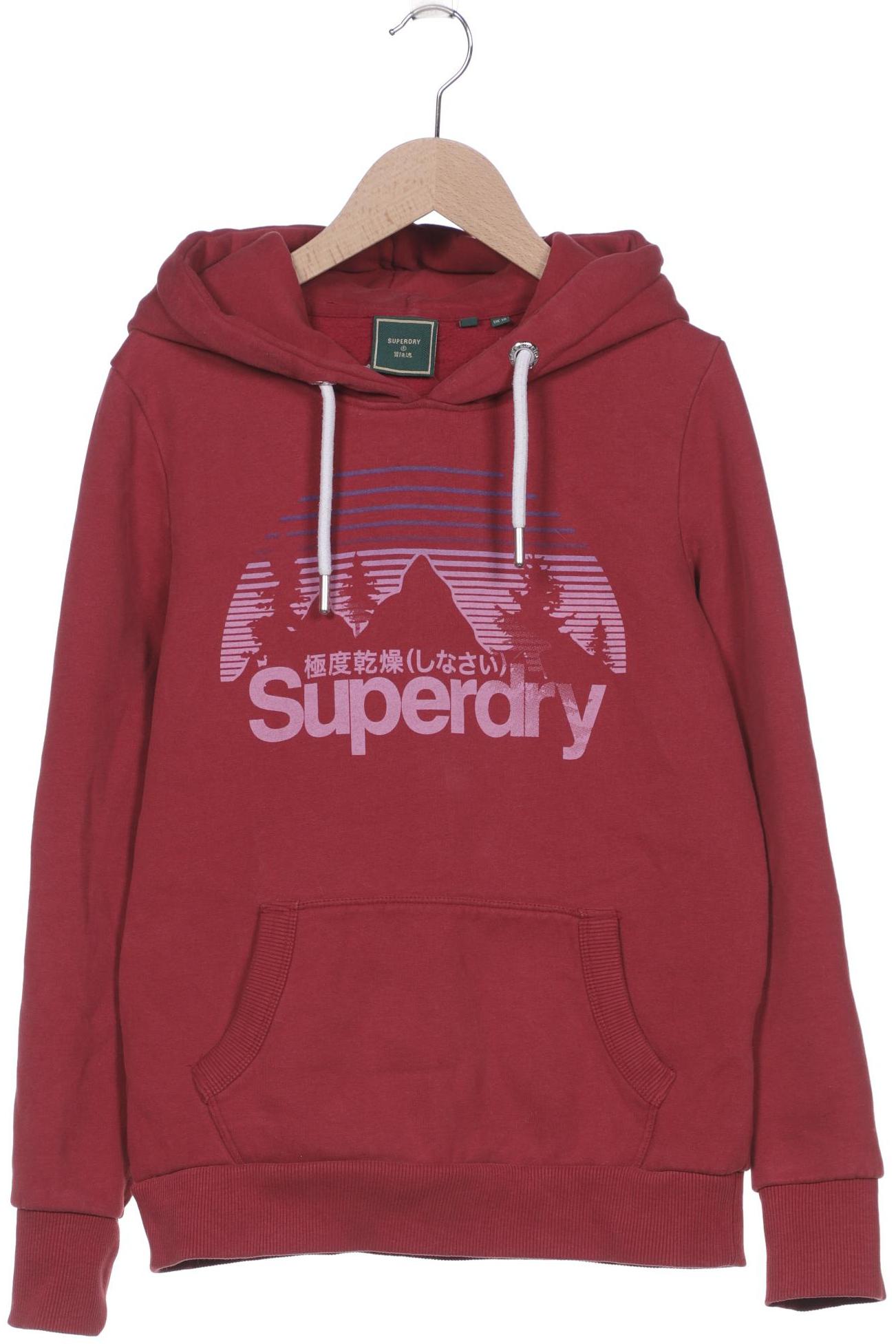 

Superdry Damen Kapuzenpullover, bordeaux, Gr. 38