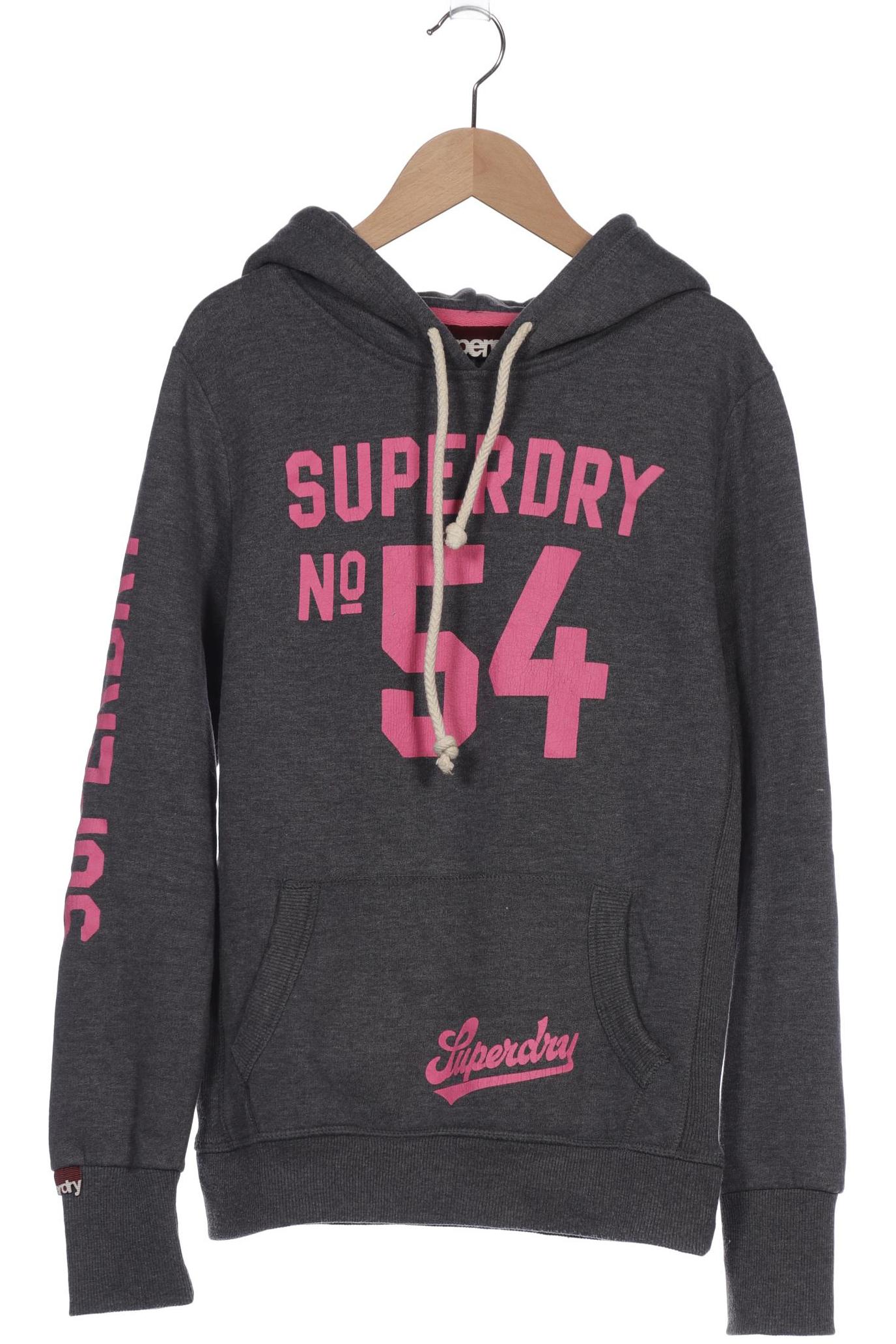 

Superdry Damen Kapuzenpullover, grau, Gr. 38