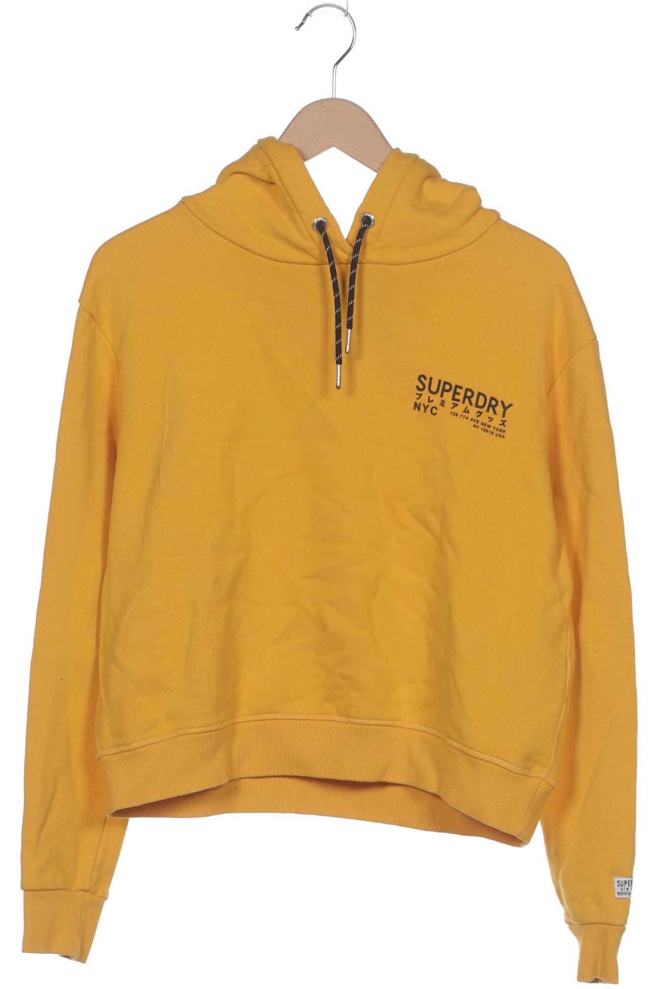 

Superdry Damen Kapuzenpullover, gelb, Gr. 40