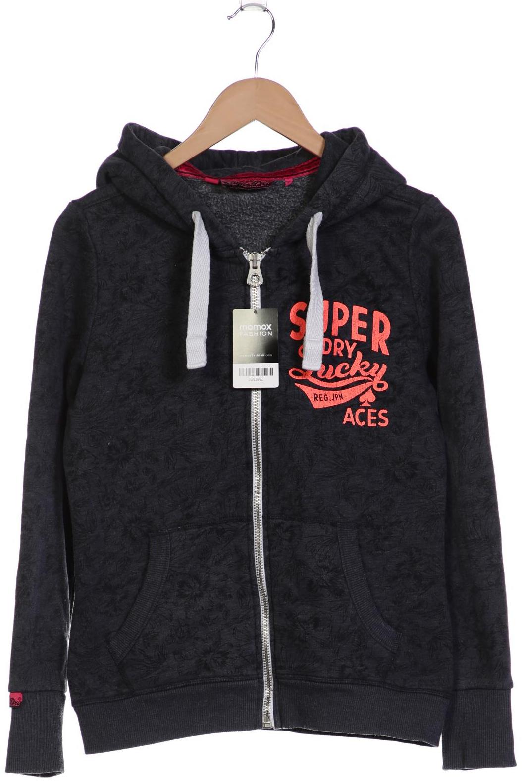 

Superdry Damen Kapuzenpullover, grau, Gr. 38