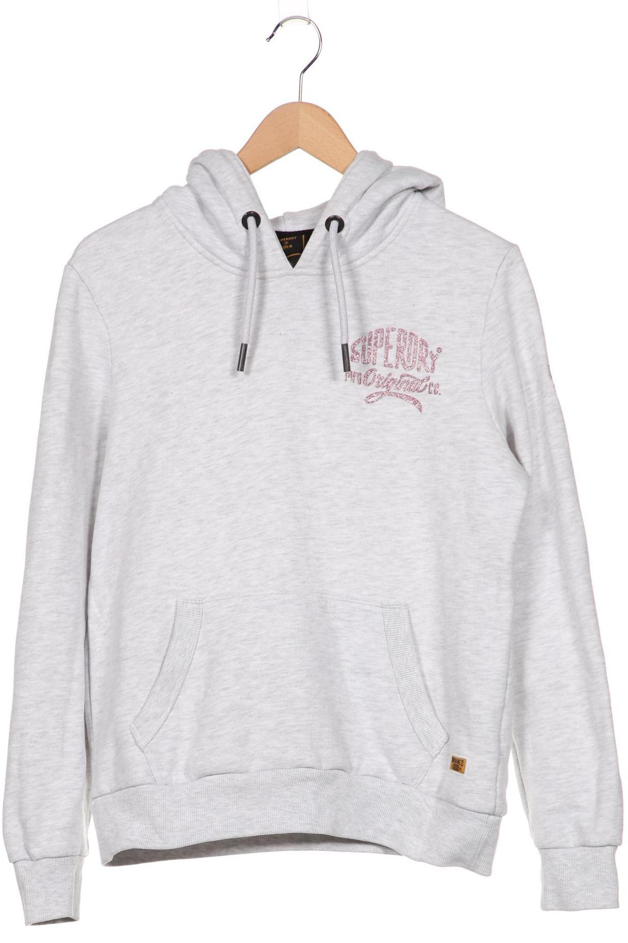 

Superdry Damen Kapuzenpullover, grau, Gr. 42