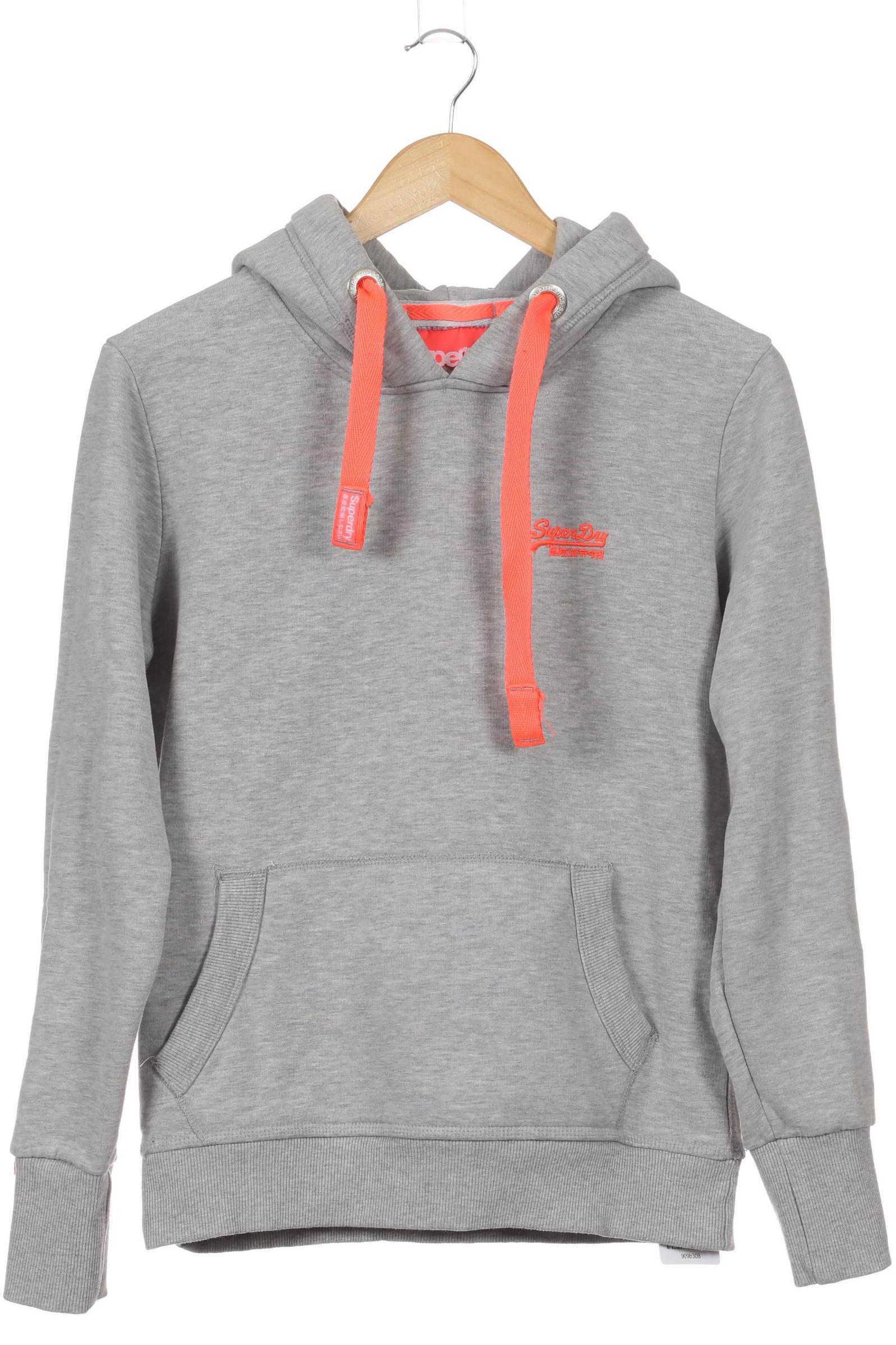 

Superdry Damen Kapuzenpullover, grau, Gr.