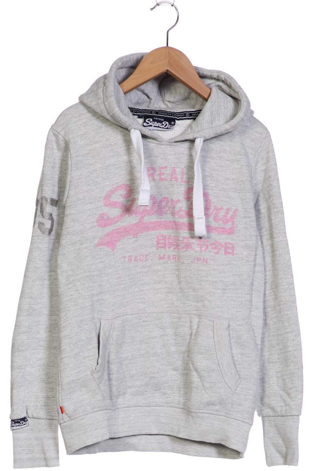 

Superdry Damen Kapuzenpullover, grau, Gr. 38