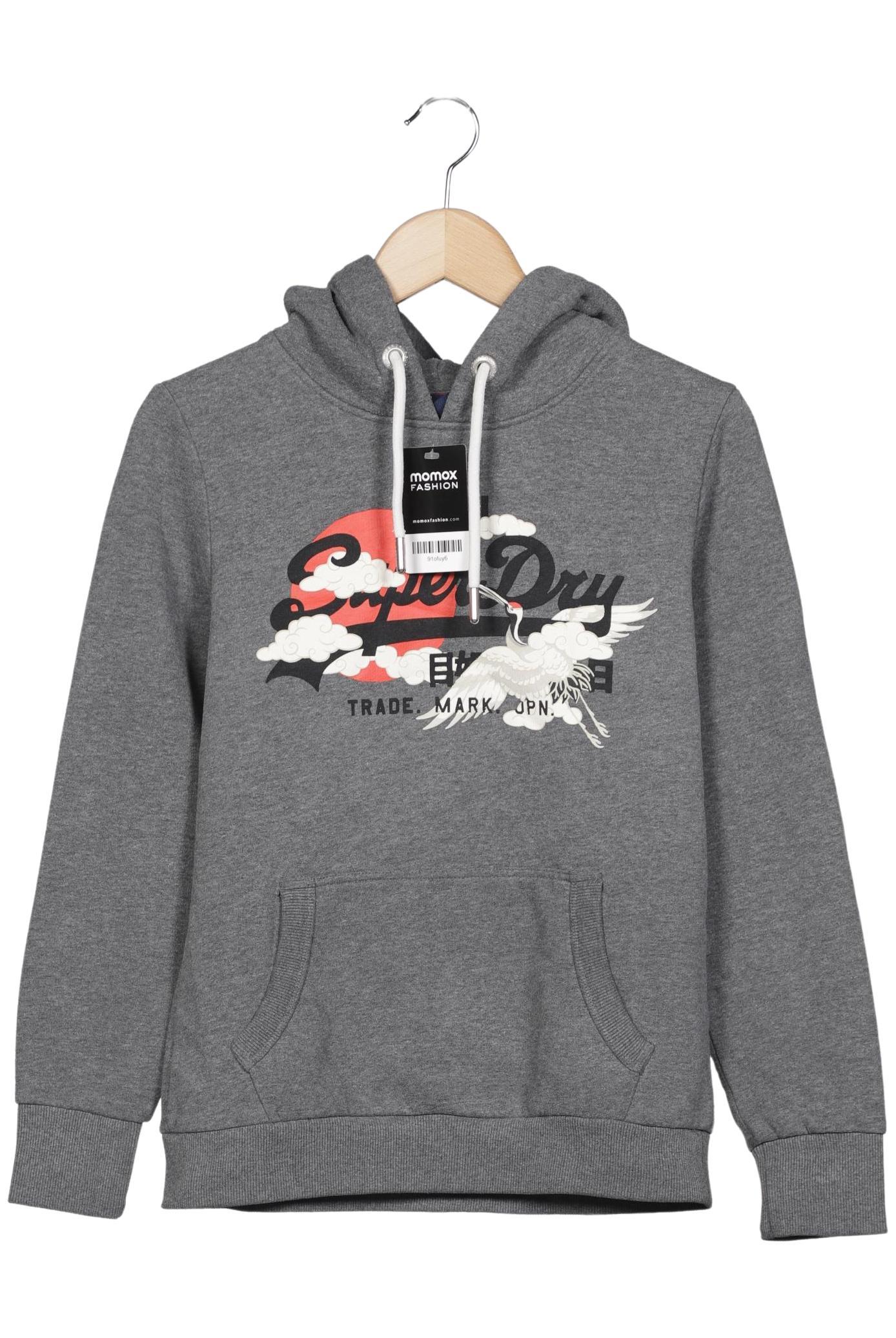 

Superdry Damen Kapuzenpullover, grau, Gr. 40