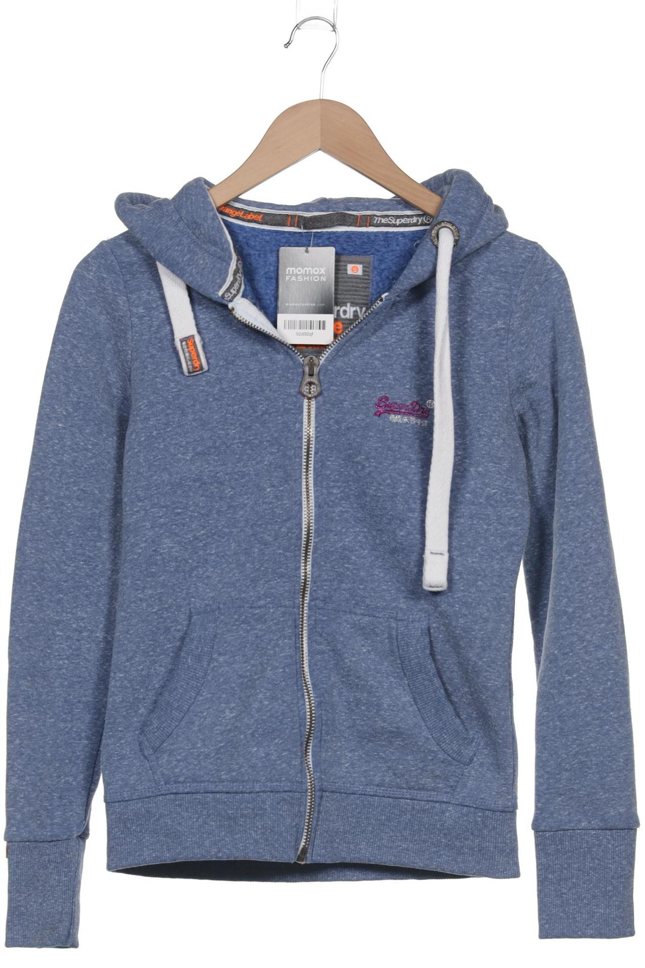 

Superdry Damen Kapuzenpullover, blau, Gr. 36