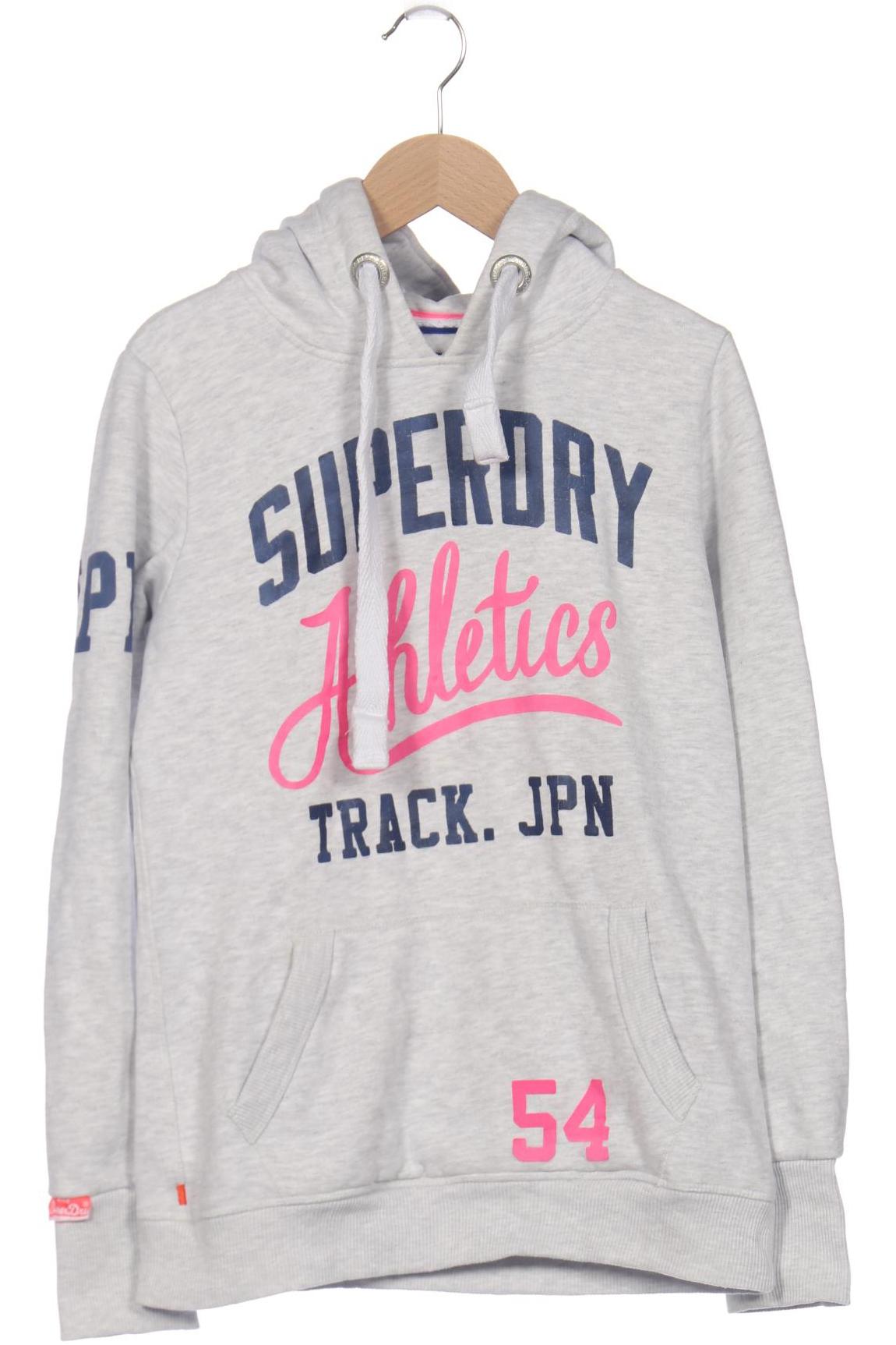 

Superdry Damen Kapuzenpullover, grau, Gr. 38