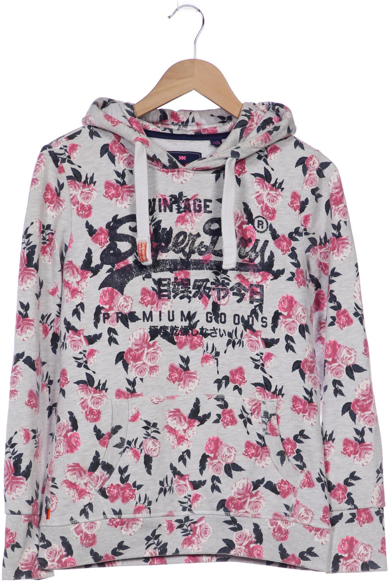 

Superdry Damen Kapuzenpullover, grau