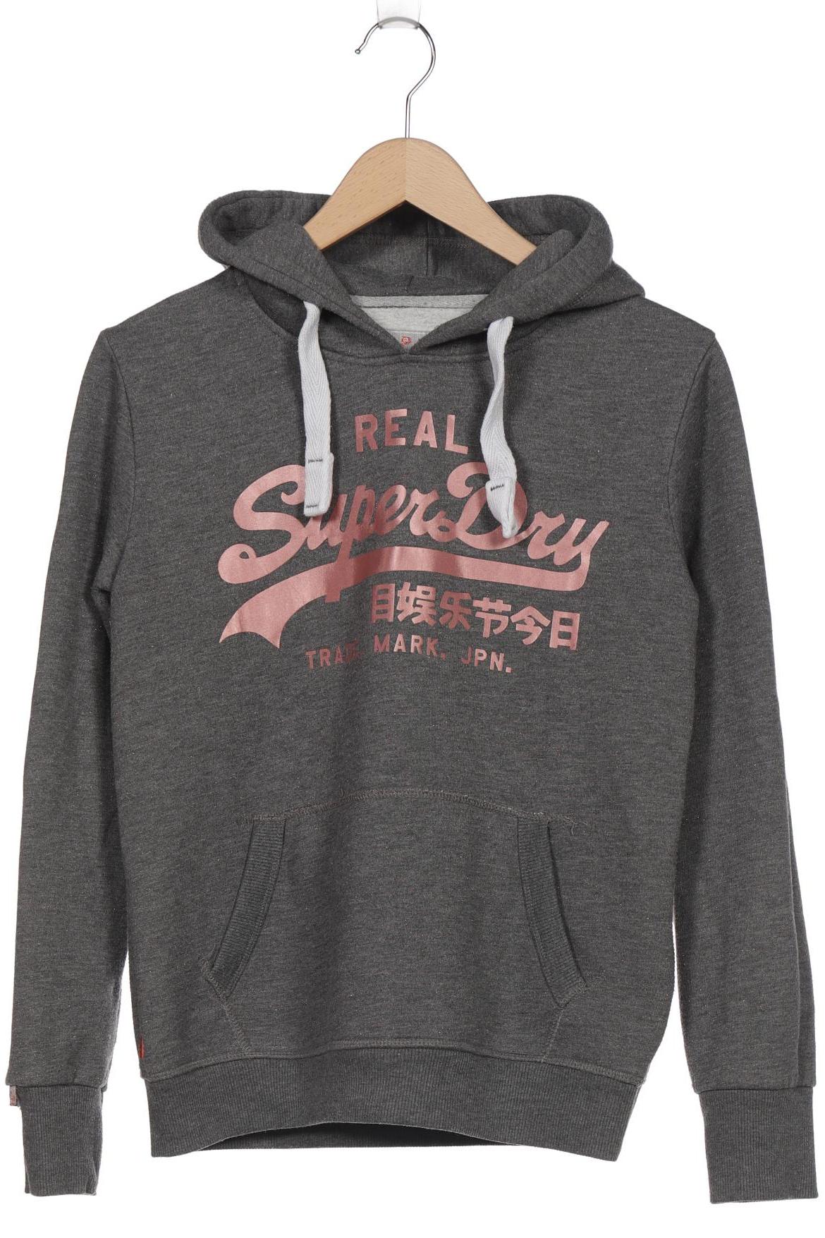 

Superdry Damen Kapuzenpullover, grau, Gr. 40
