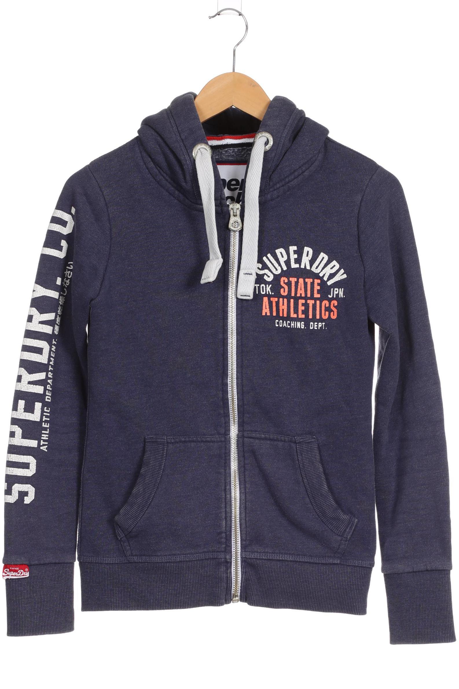 

Superdry Damen Kapuzenpullover, blau, Gr.