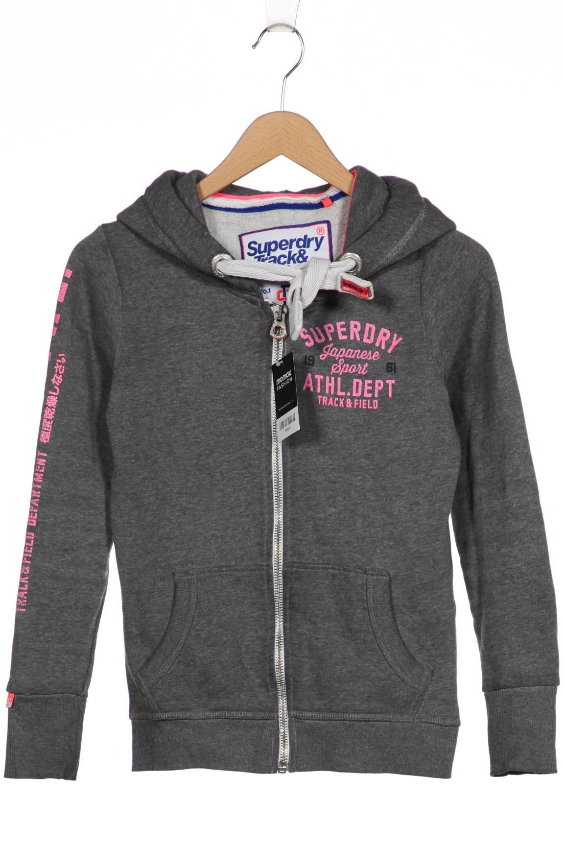 

Superdry Damen Kapuzenpullover, grau