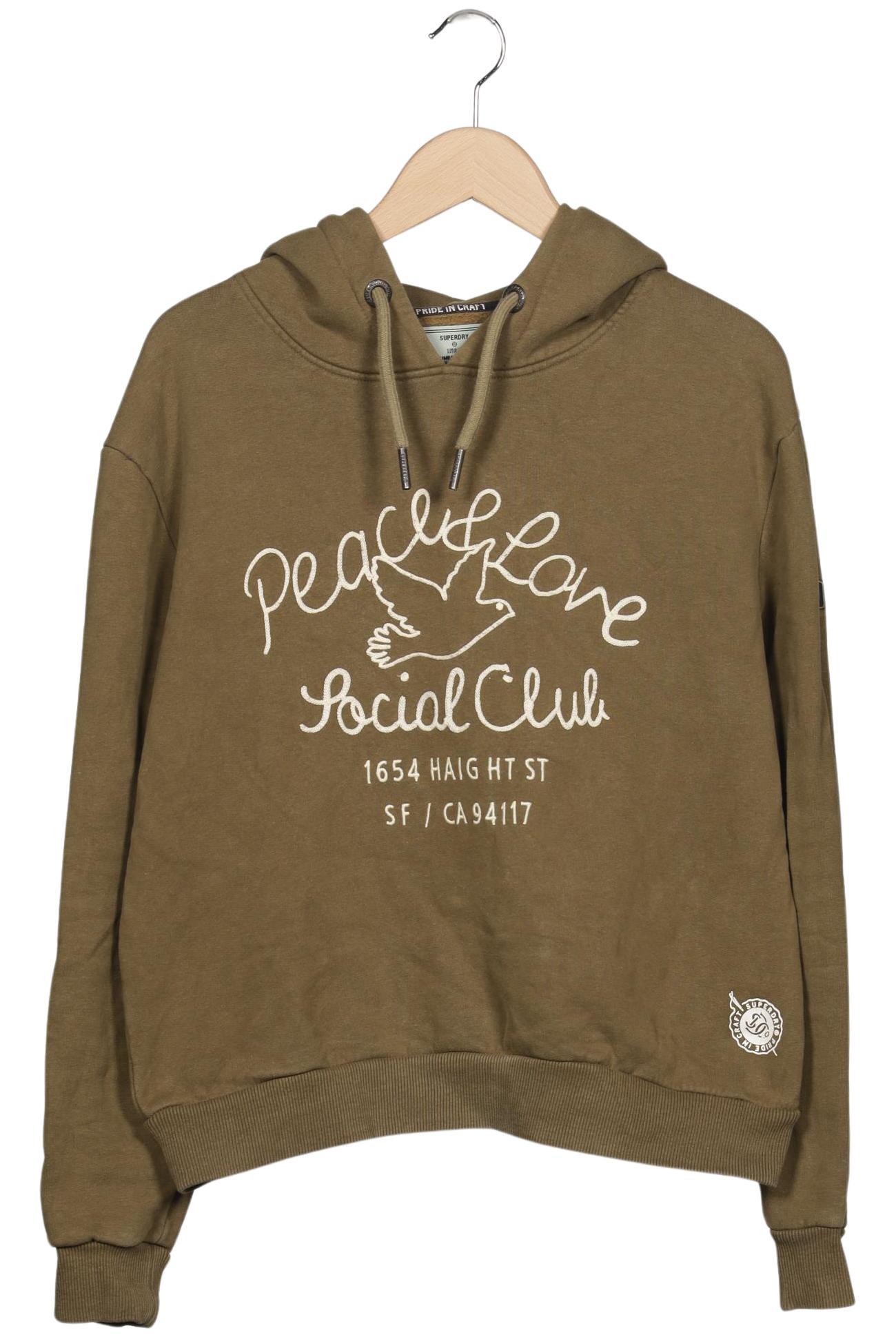 

Superdry Damen Kapuzenpullover, grün, Gr. 40