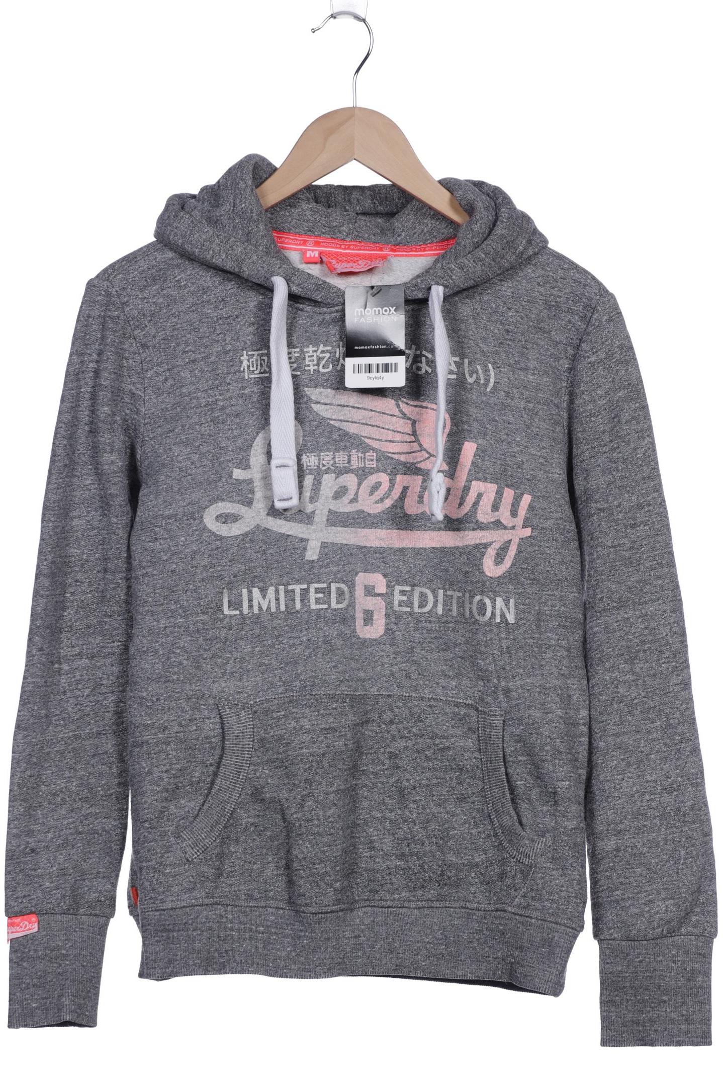 

Superdry Damen Kapuzenpullover, grau, Gr. 38