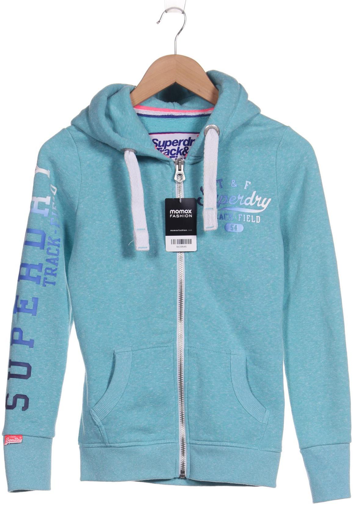 

Superdry Damen Kapuzenpullover, türkis, Gr. 36
