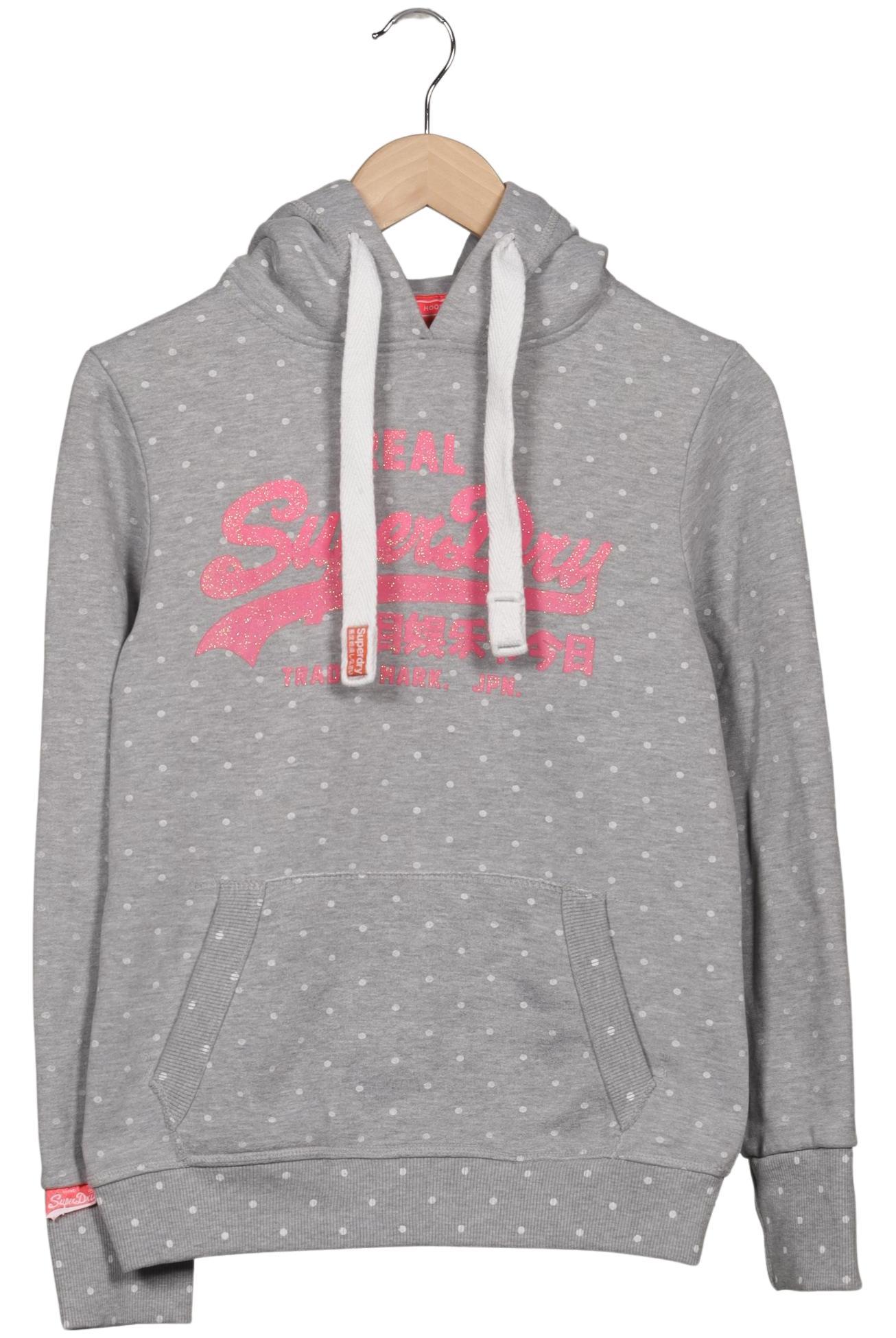 

Superdry Damen Kapuzenpullover, grau, Gr. 36