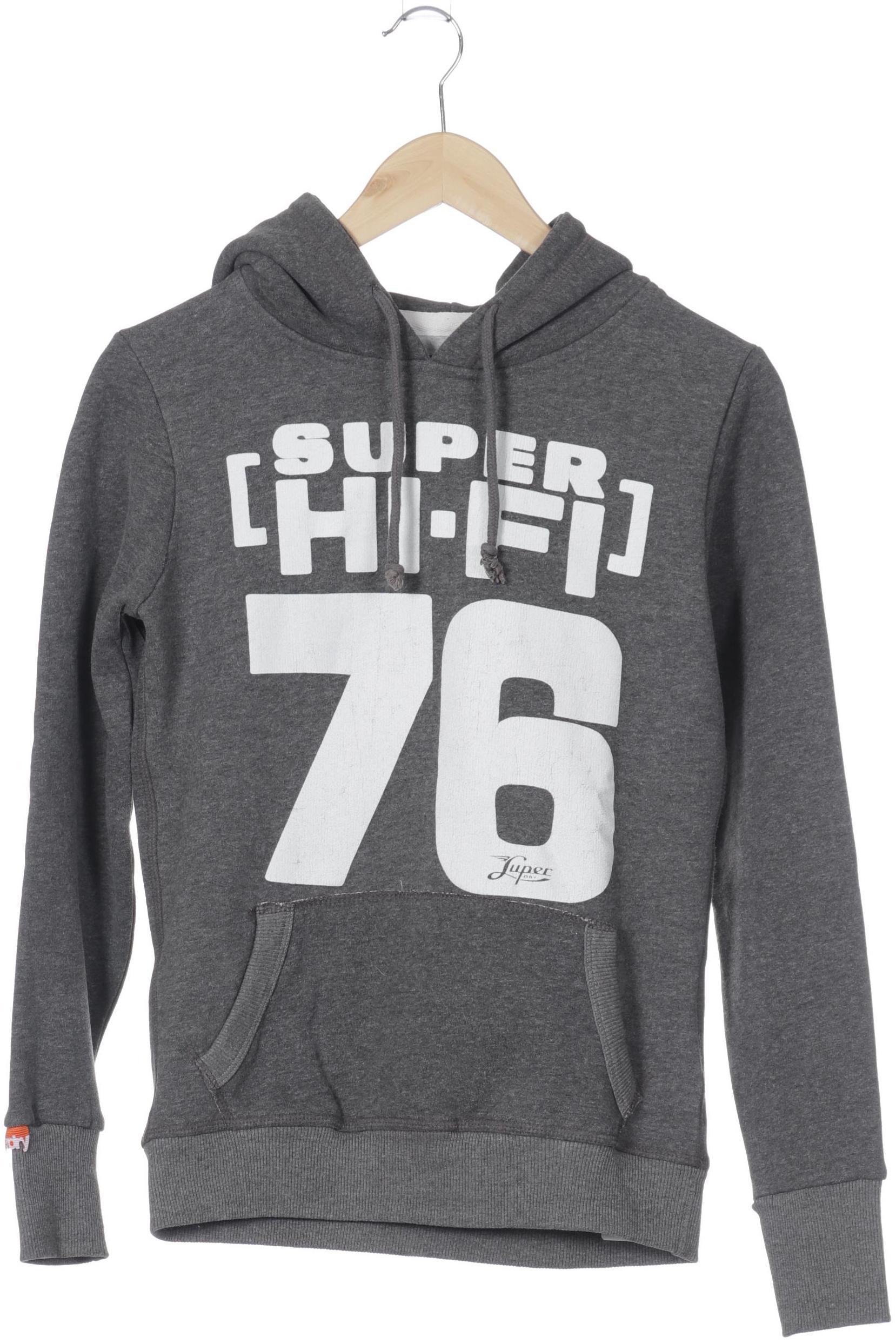 

Superdry Damen Kapuzenpullover, grau, Gr.
