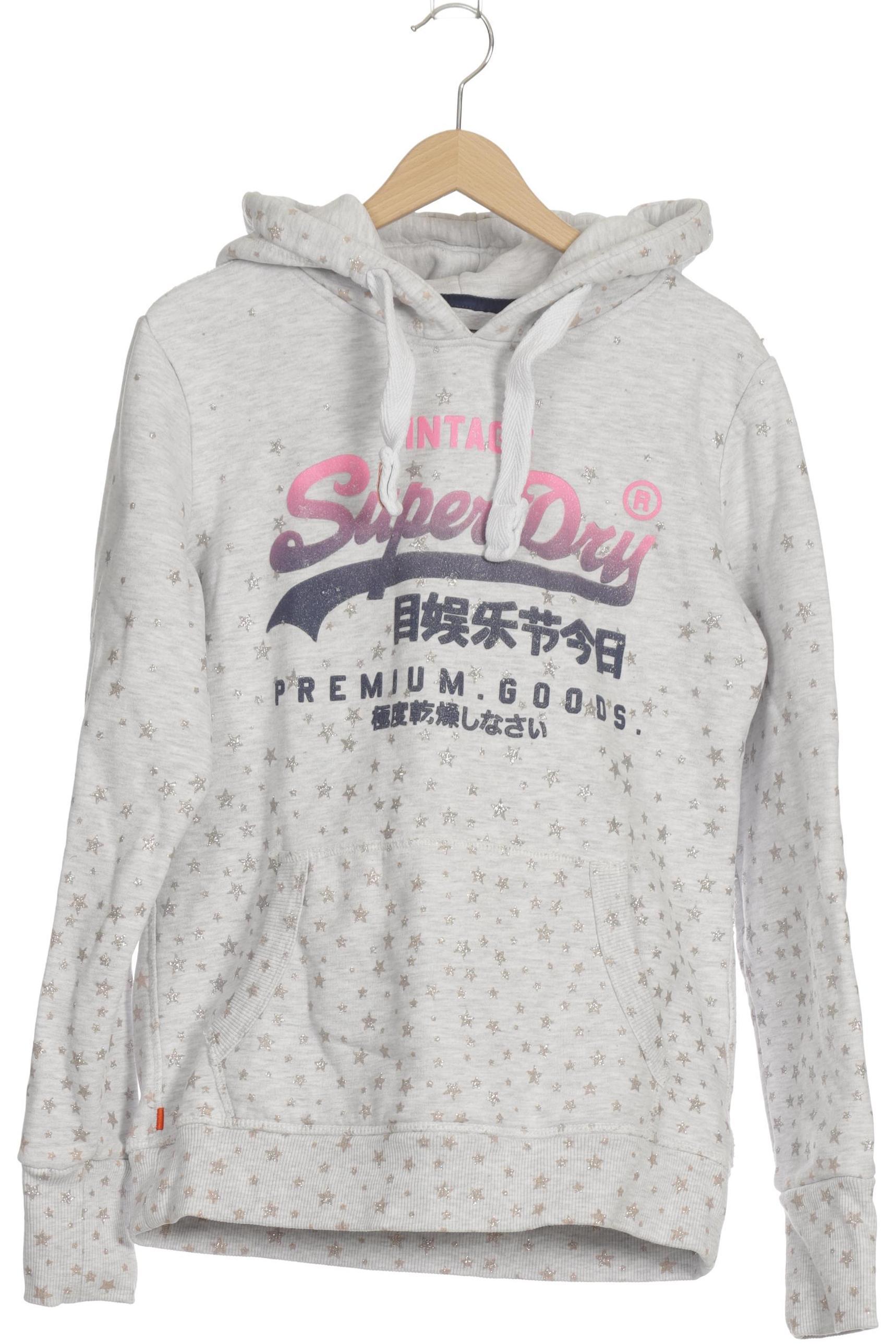 

Superdry Damen Kapuzenpullover, grau, Gr.