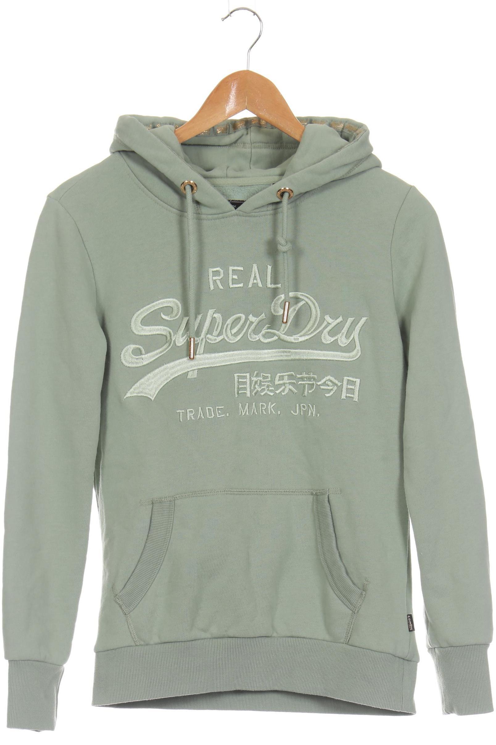 

Superdry Damen Kapuzenpullover, grün, Gr. 38