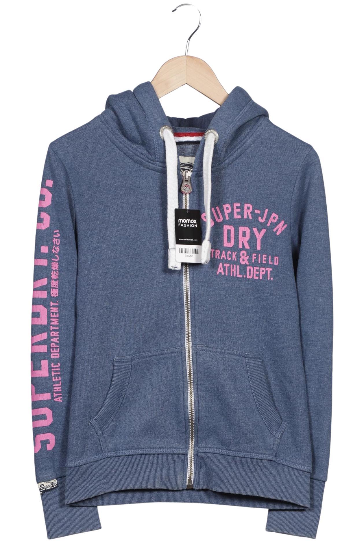 

Superdry Damen Kapuzenpullover, blau, Gr. 36
