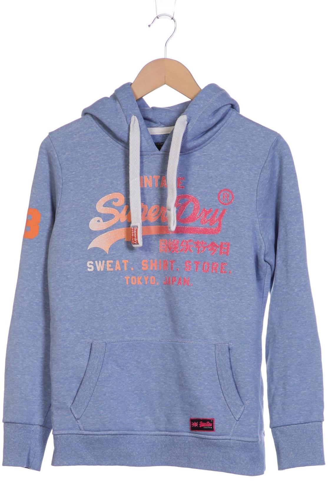 

Superdry Damen Kapuzenpullover, hellblau, Gr. 38