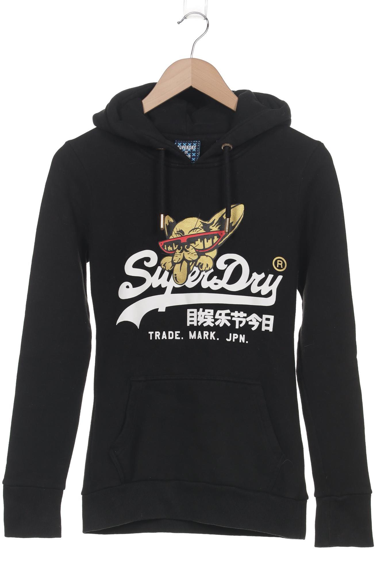 

Superdry Damen Kapuzenpullover, schwarz, Gr. 34
