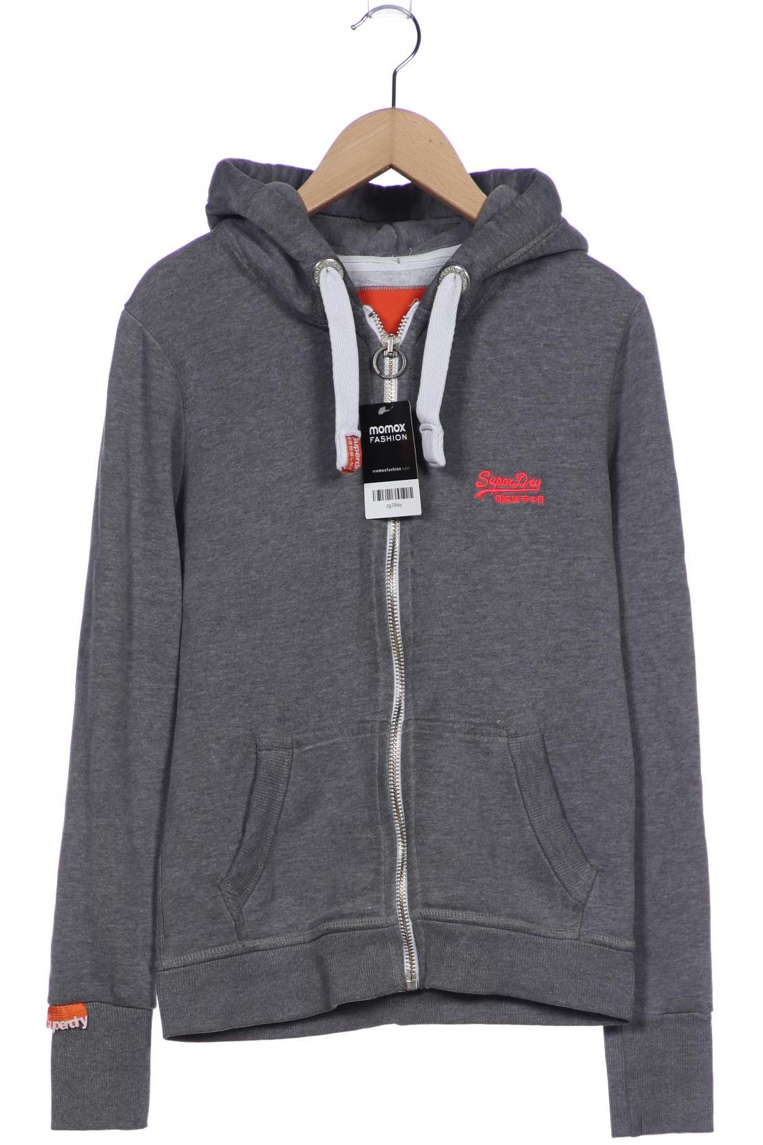 

Superdry Damen Kapuzenpullover, grau, Gr. 36