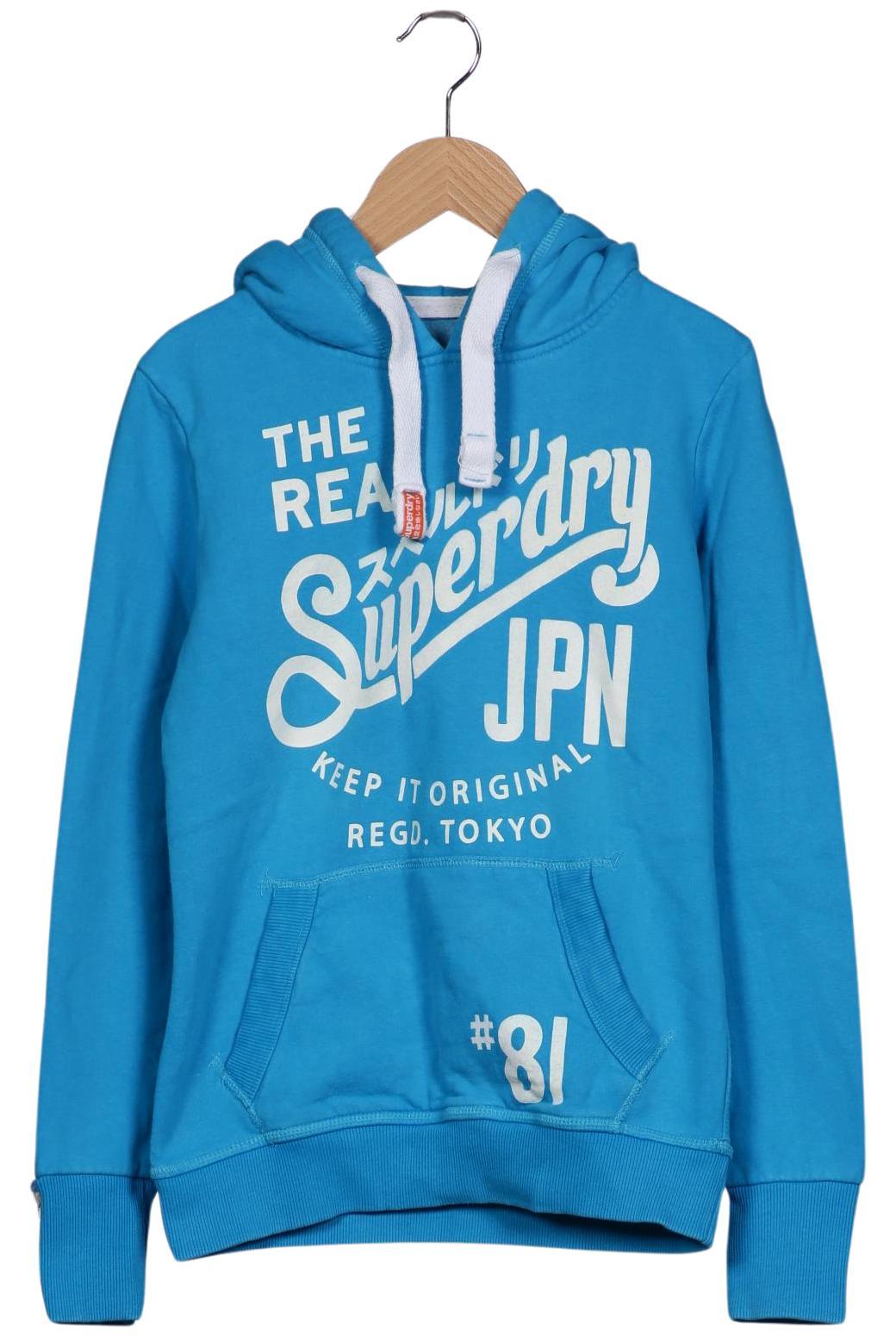 

Superdry Damen Kapuzenpullover, hellblau, Gr. 36