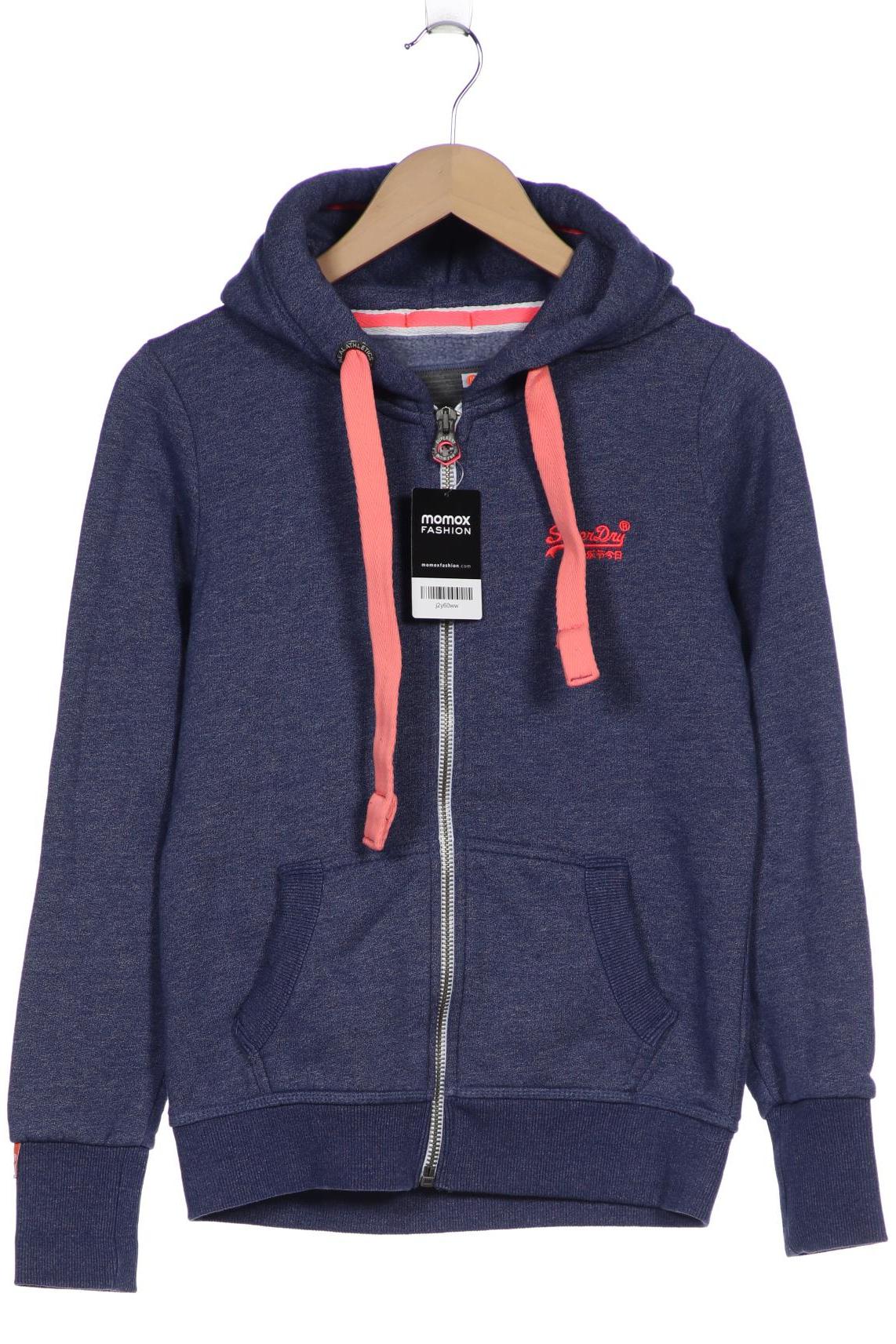 

Superdry Damen Kapuzenpullover, blau, Gr. 38