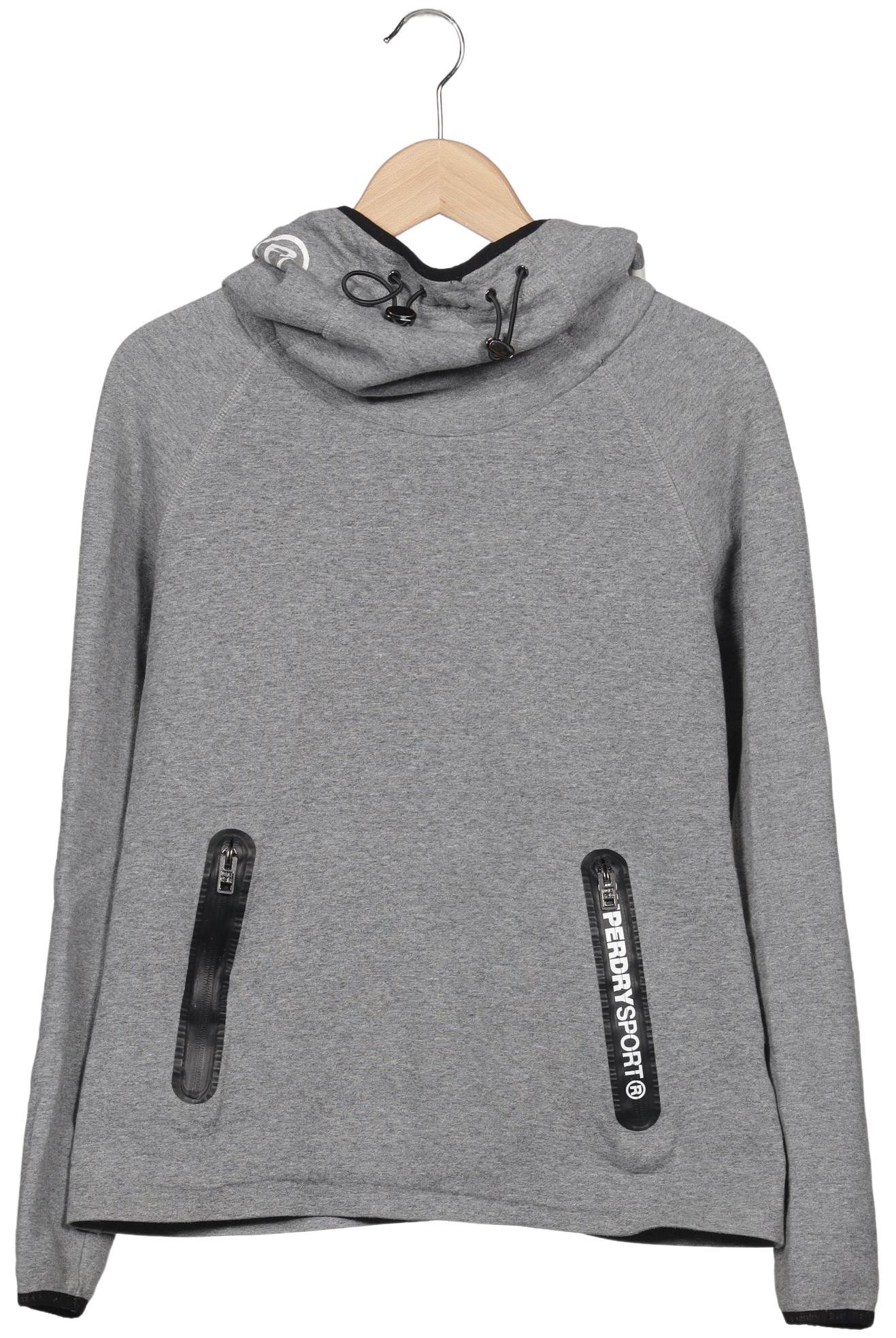 

Superdry Damen Kapuzenpullover, grau, Gr. 38